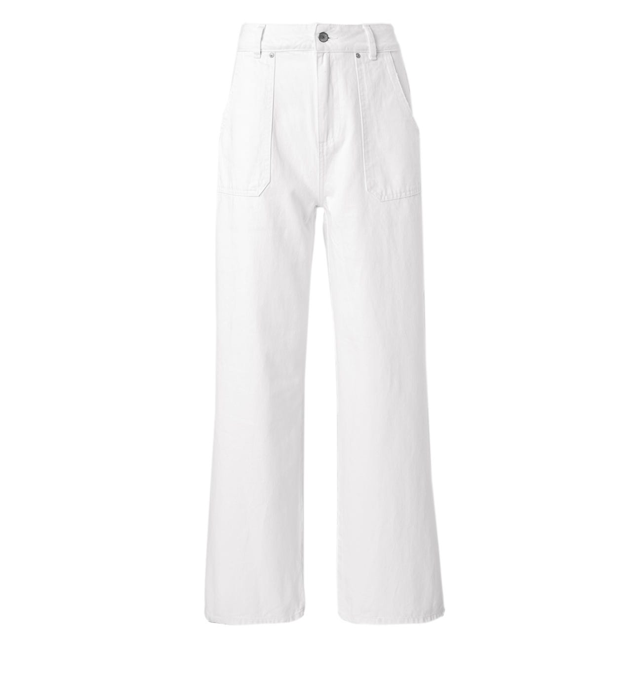 High-waist wideleg jeans