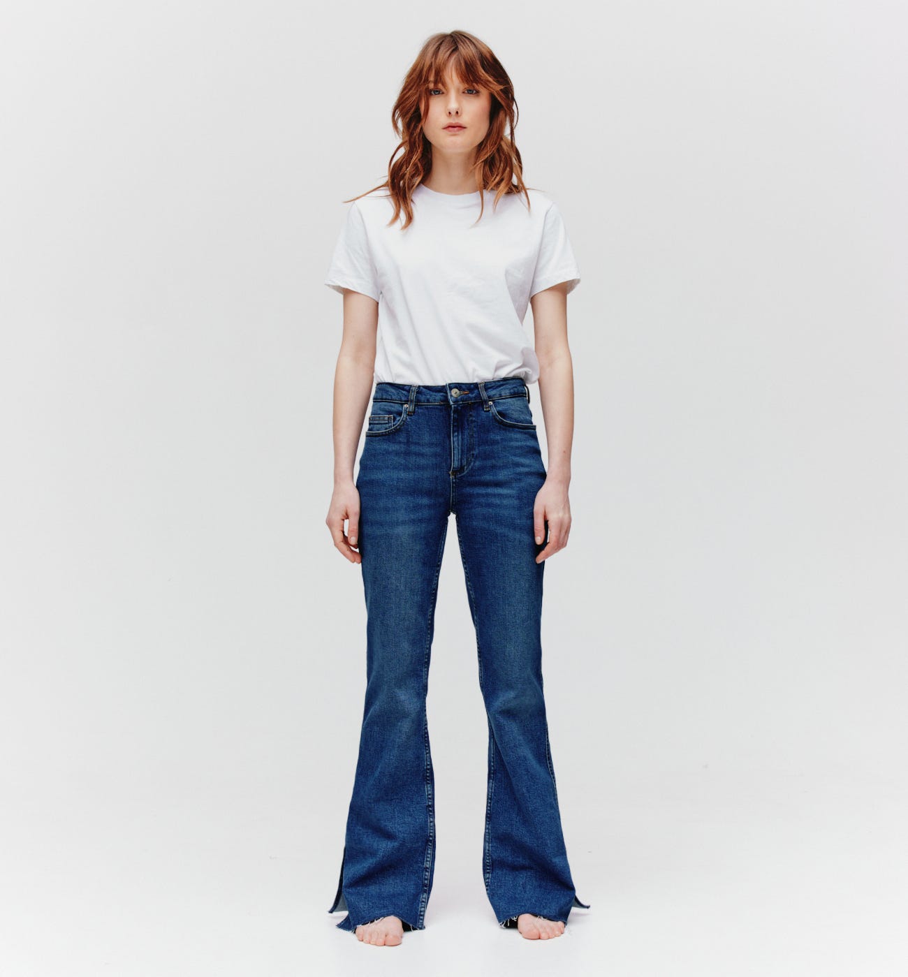Jeansy typu flare
