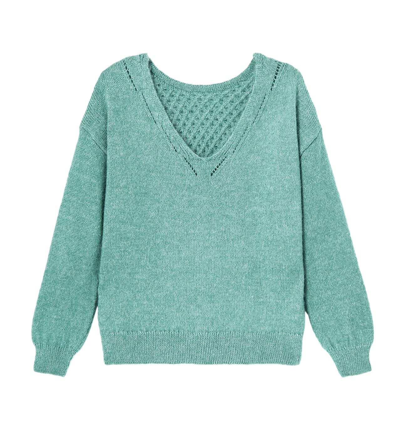 Maglia scollo V fronte/retro