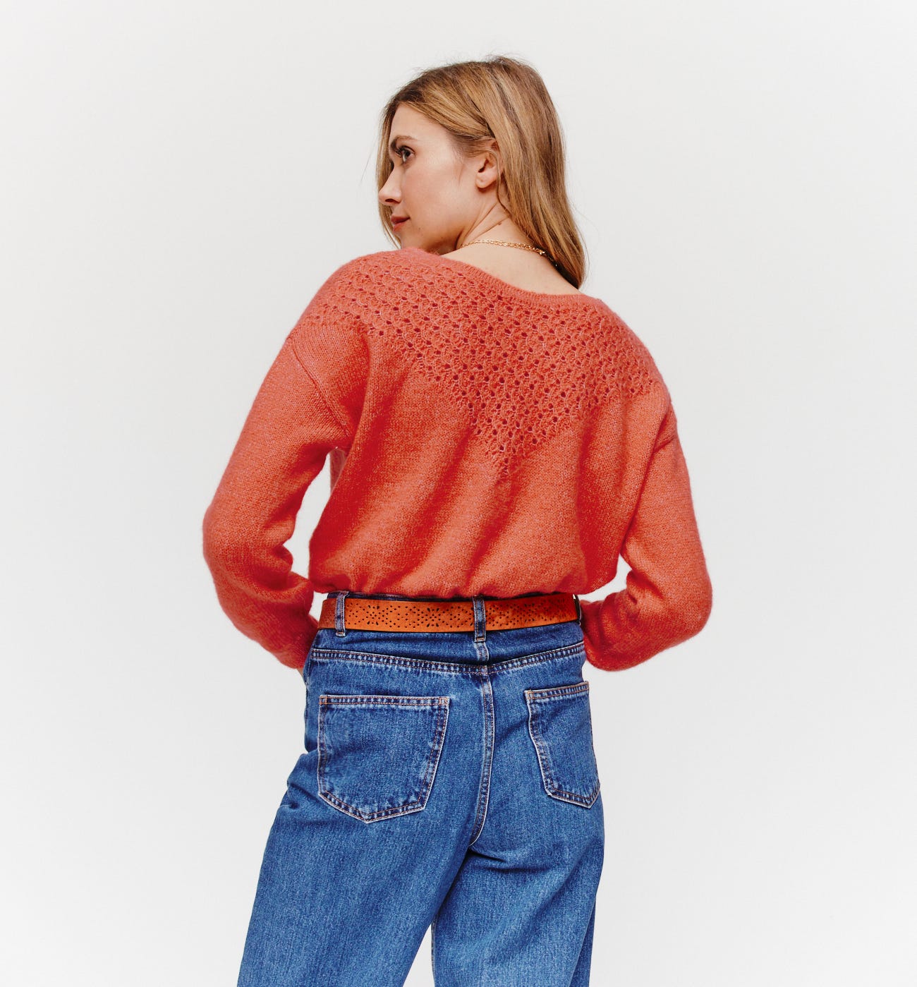Pullover mit V-Ausschnitt