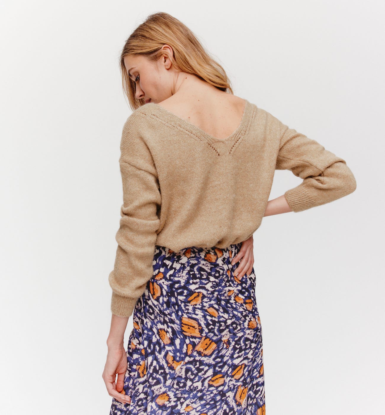 Pullover mit V-Ausschnitt