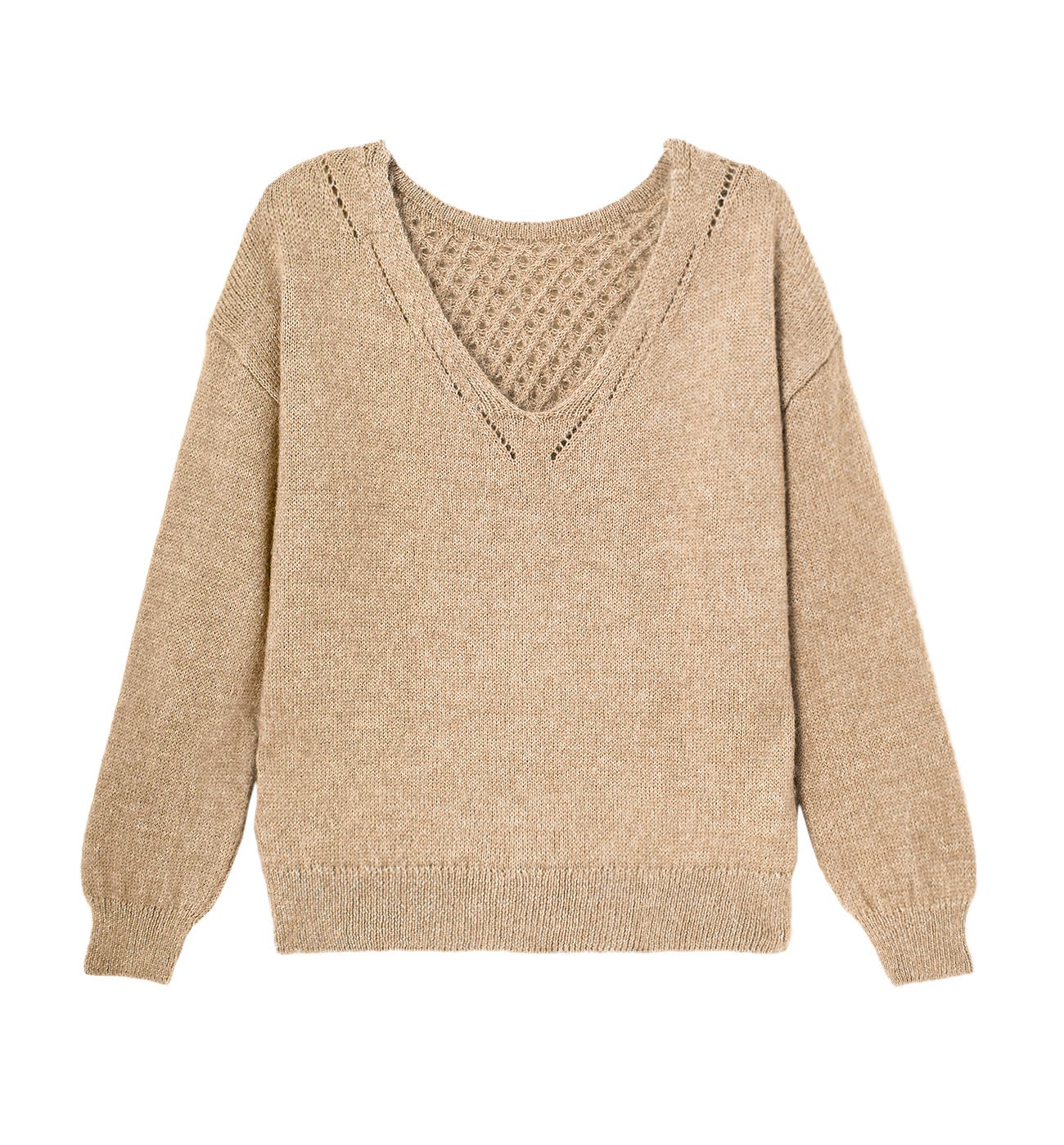 Pullover mit V-Ausschnitt