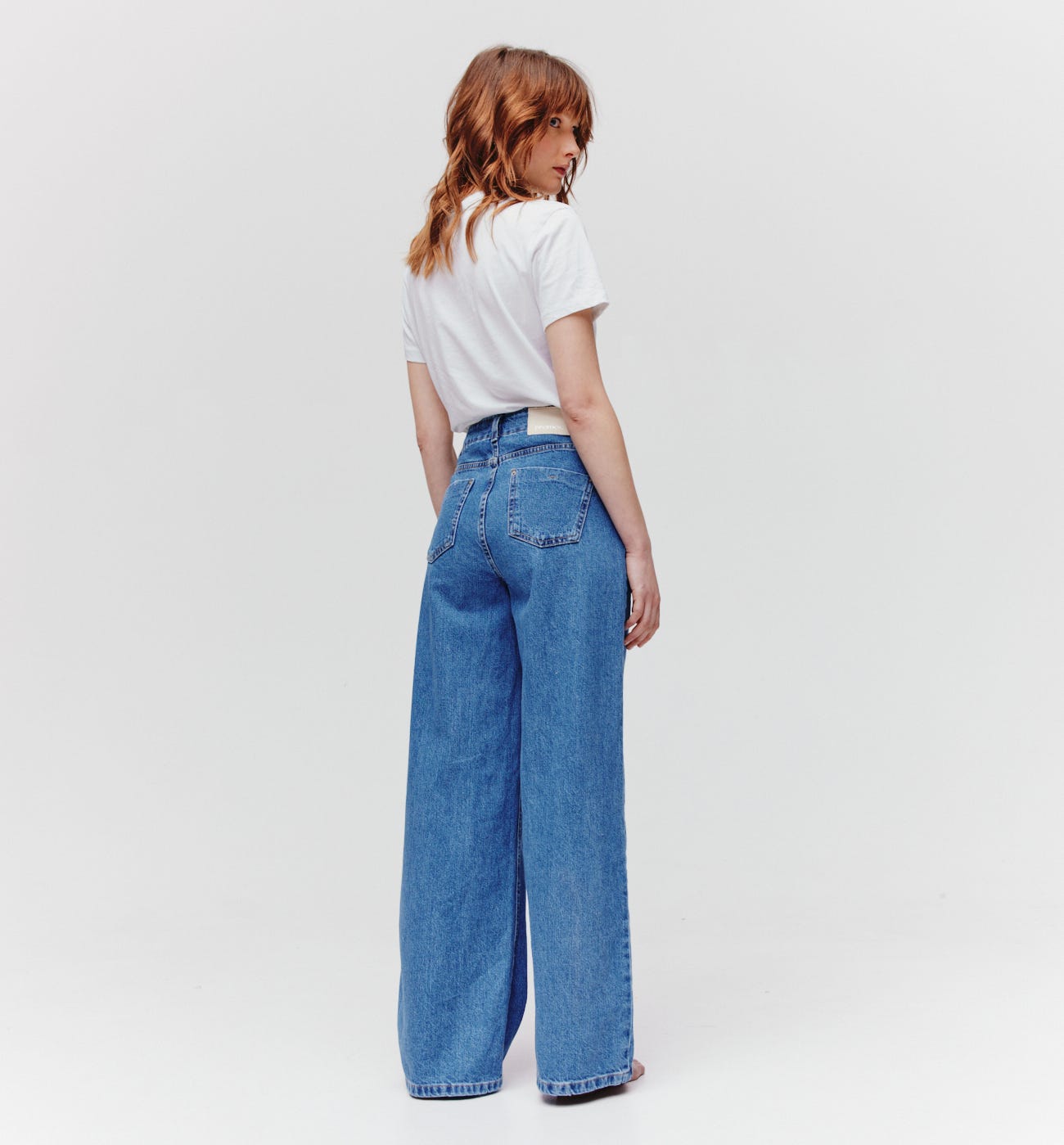 Jeans larghi a vita alta FELIX