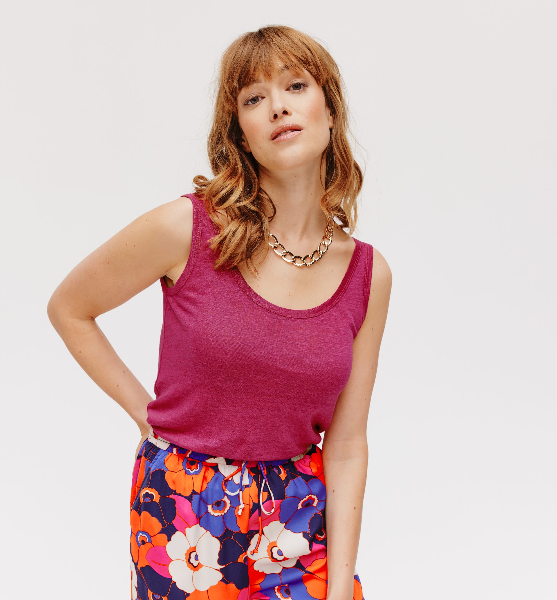 Tanktop aus Leinen