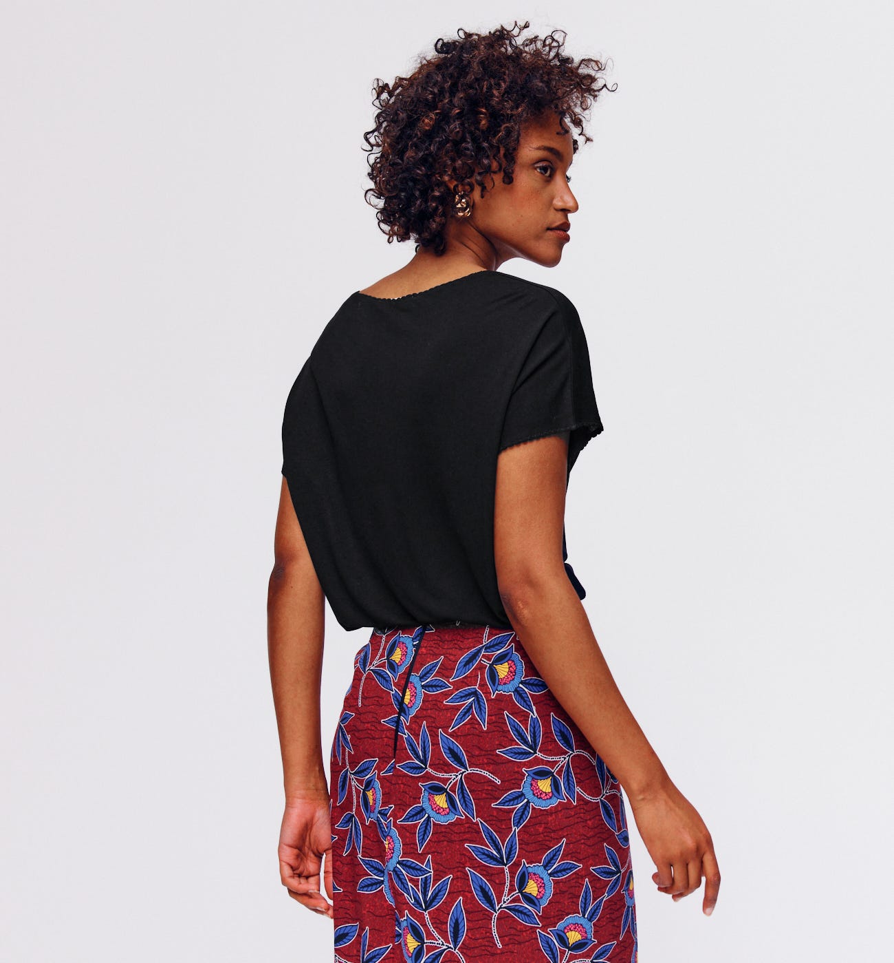 Short-sleeved top