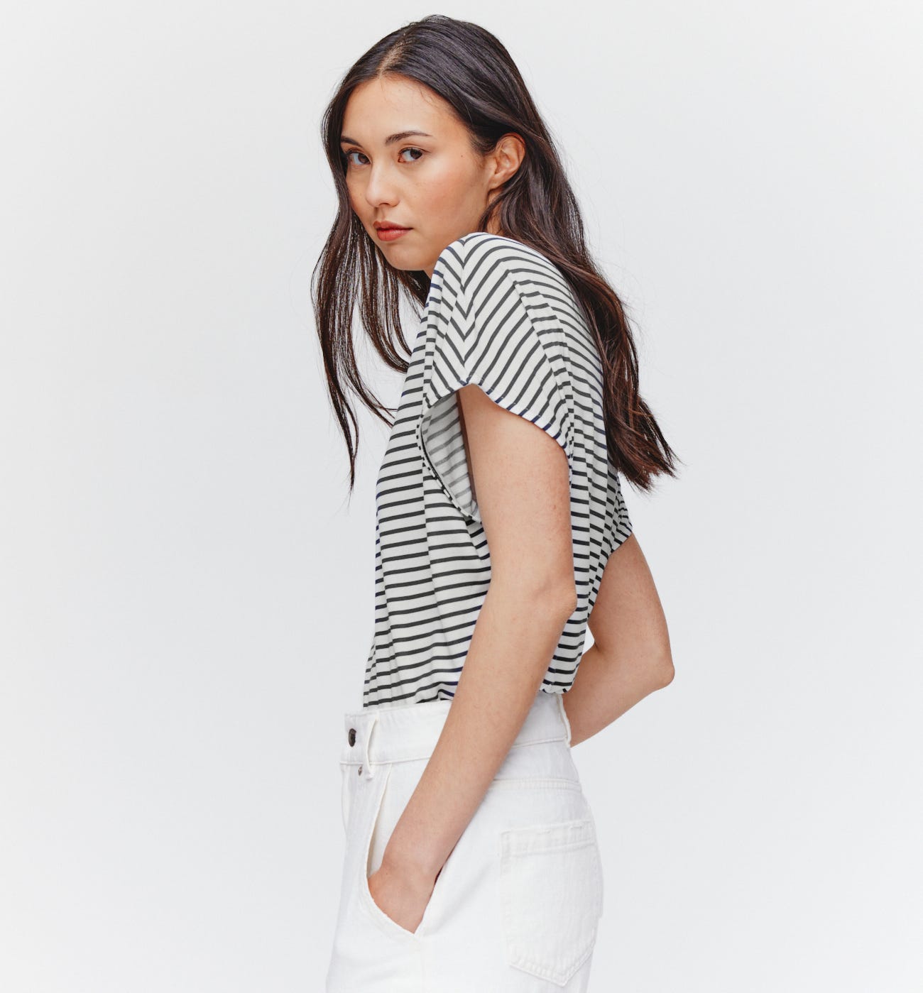 Short-sleeved top