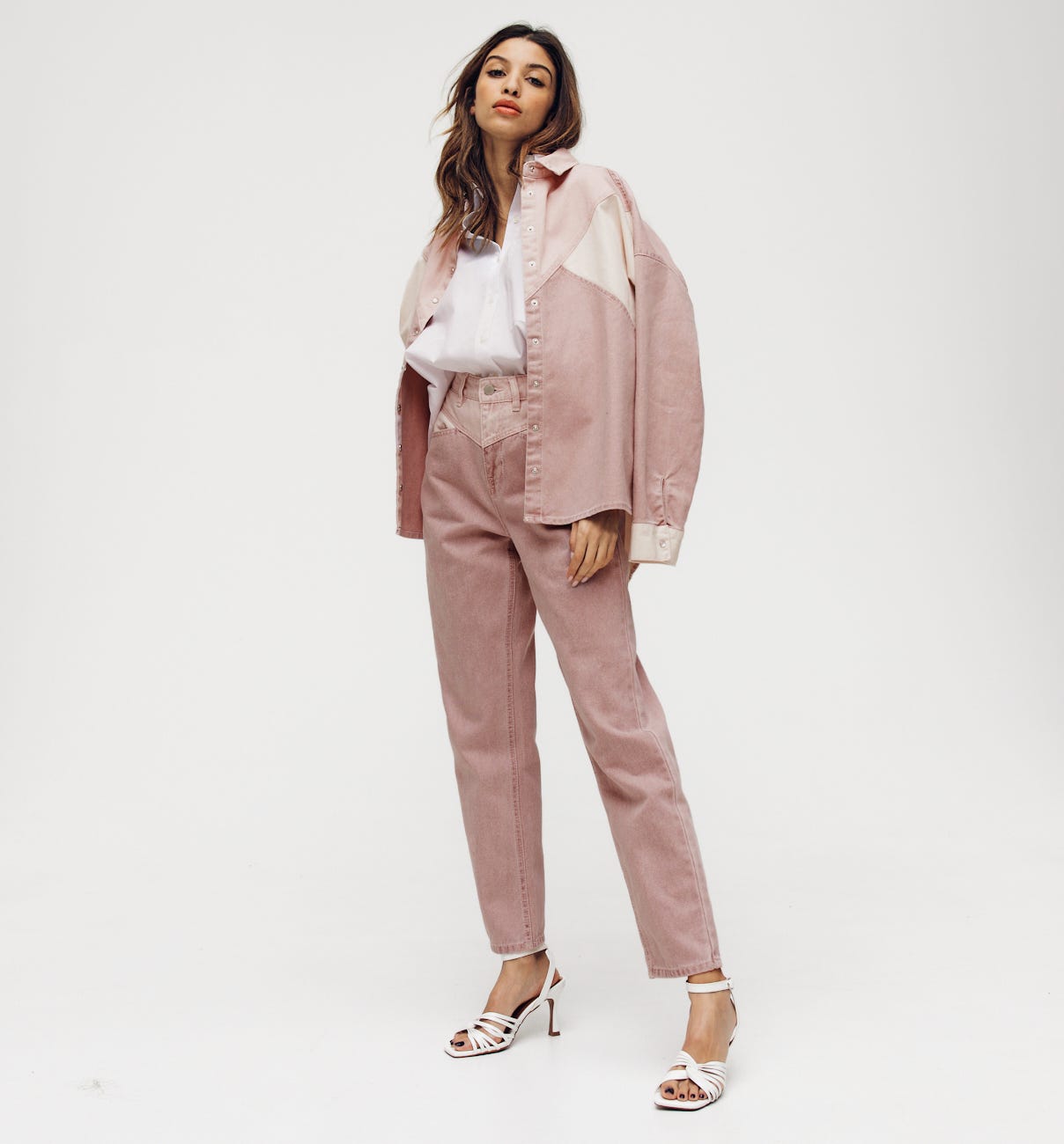 MARCEL V patchwork mom jeans