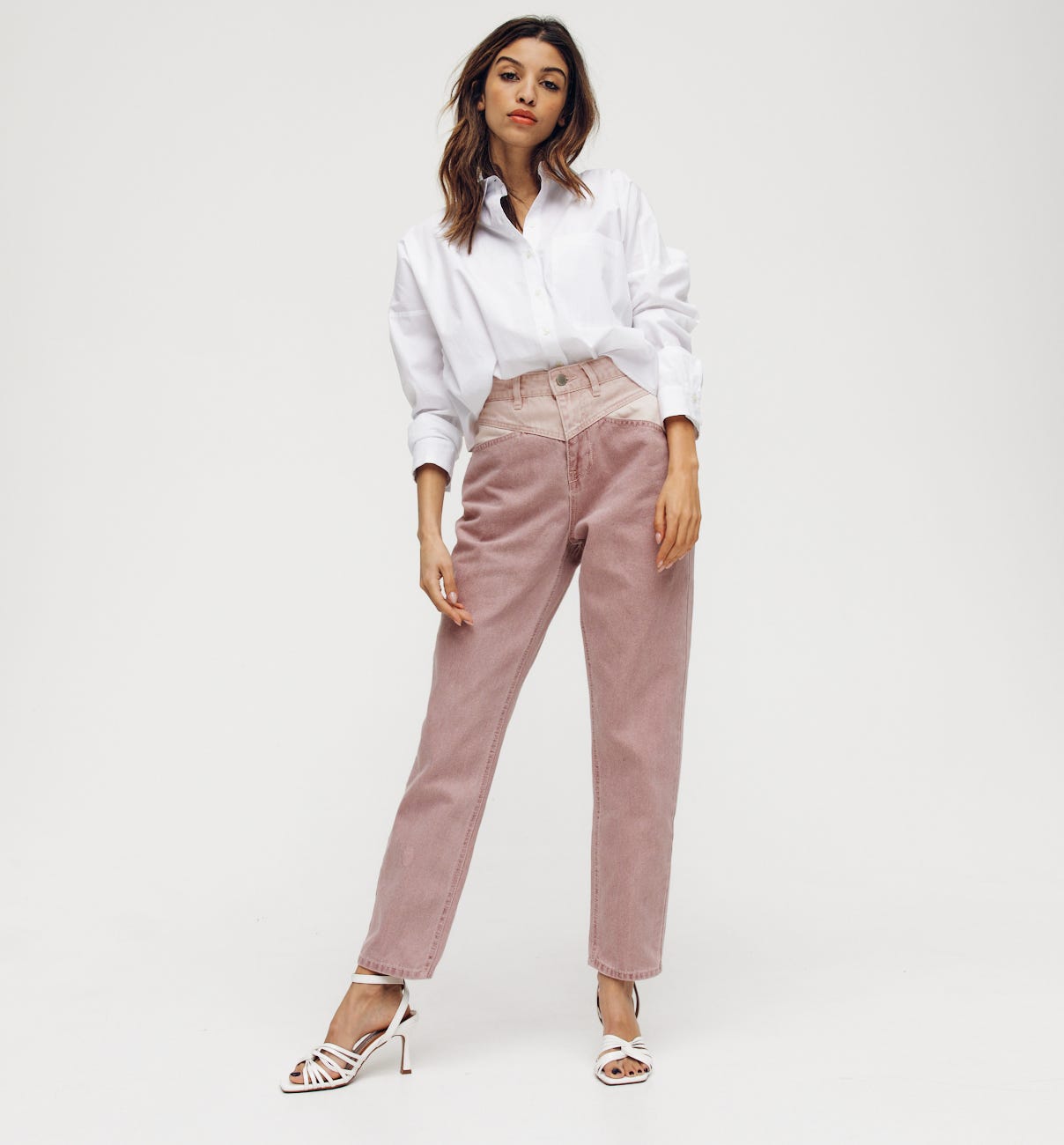 MARCEL V patchwork mom jeans