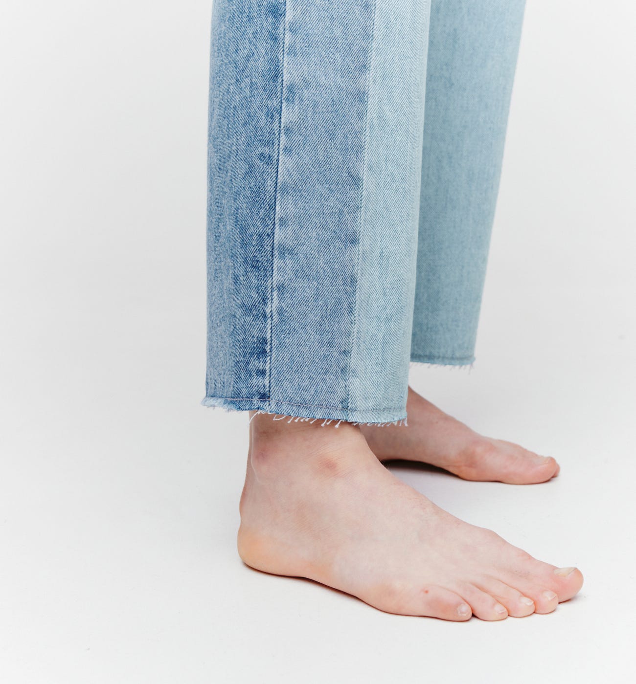 Wideleg patchwork jeans