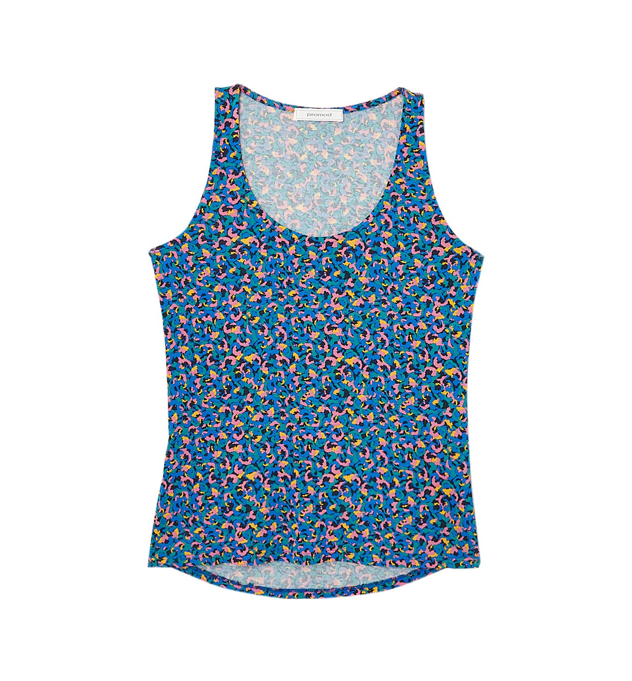 Patterned sleeveless top