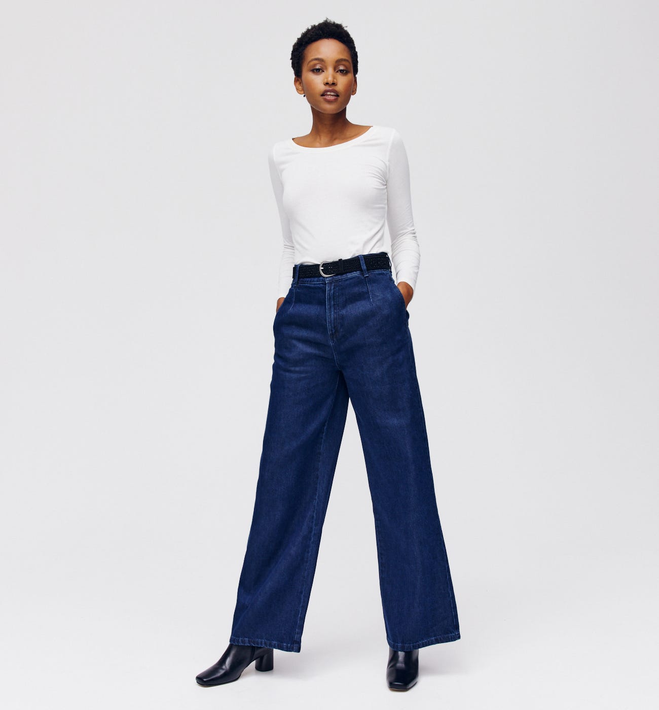 Round-neck top