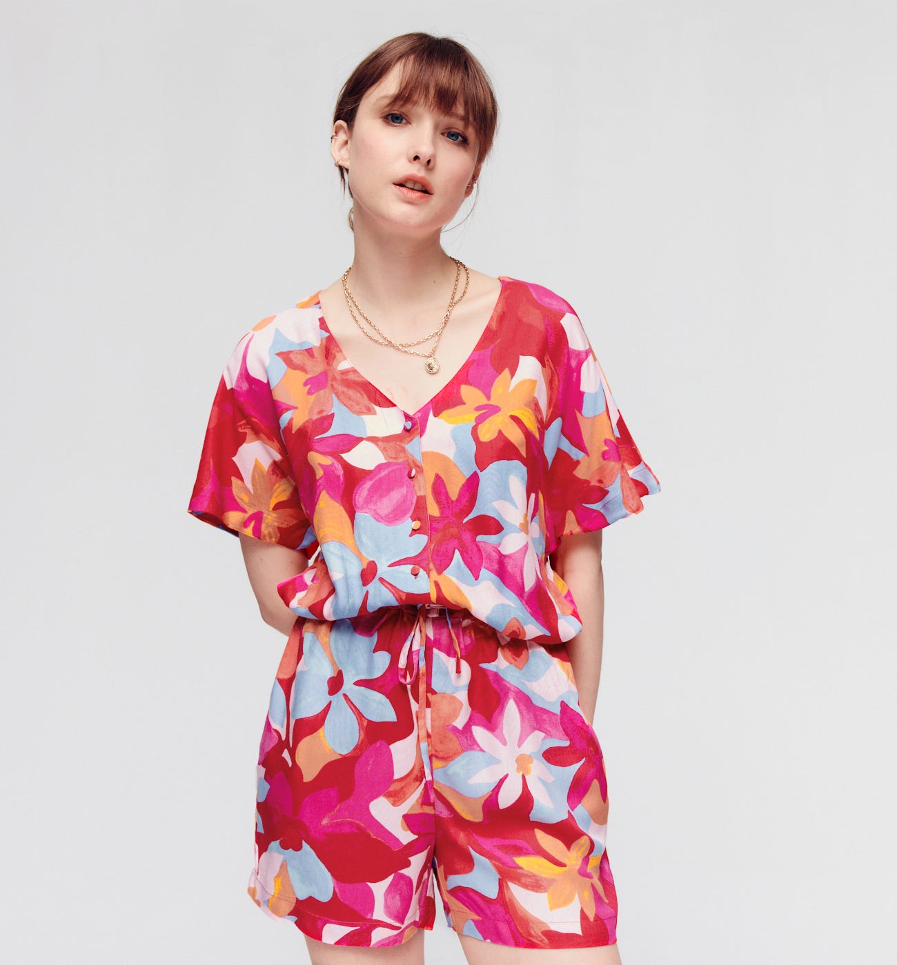 Bedruckter Jumpsuit