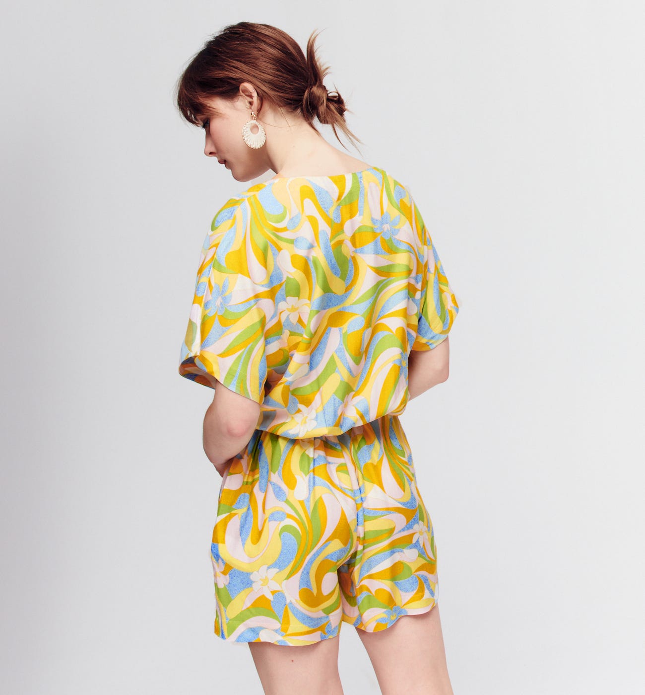 Mono corto estampado