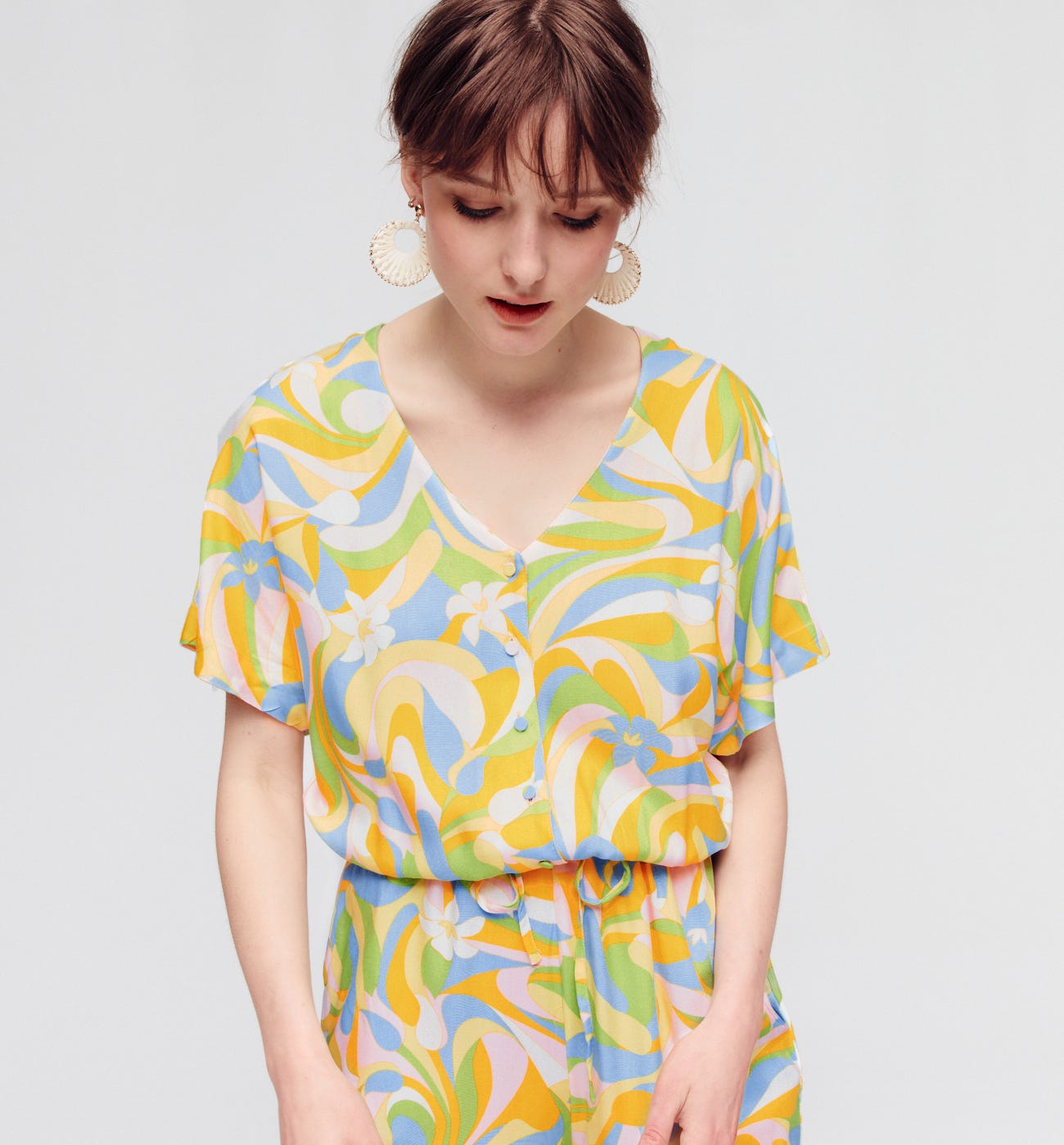 Mono corto estampado