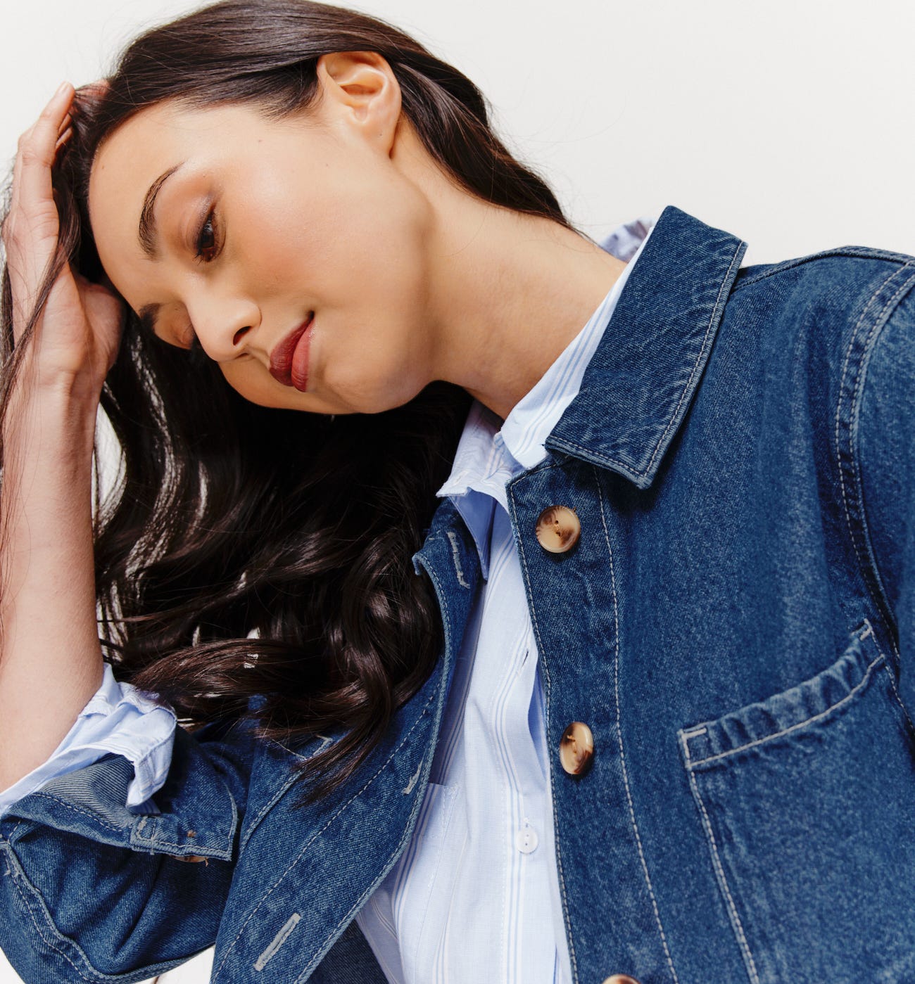 Overshirt in denim