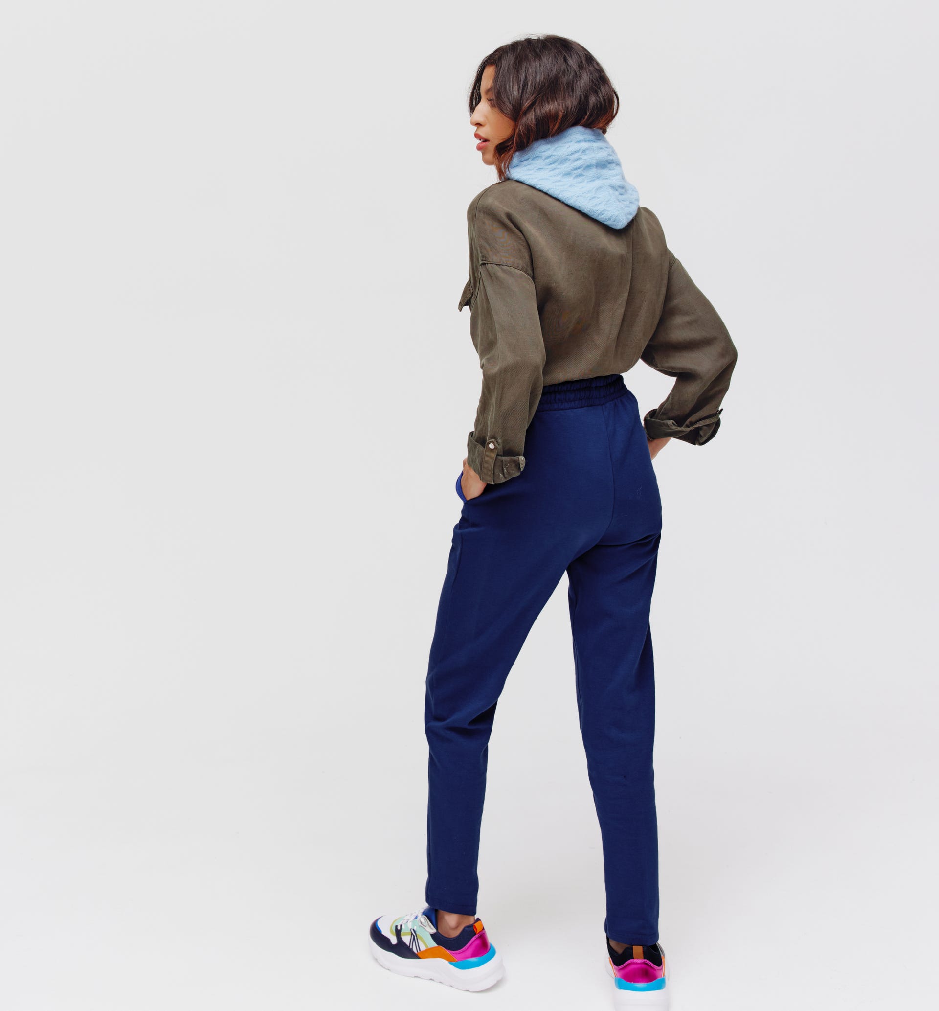 Jogpants aus Milano-Jersey