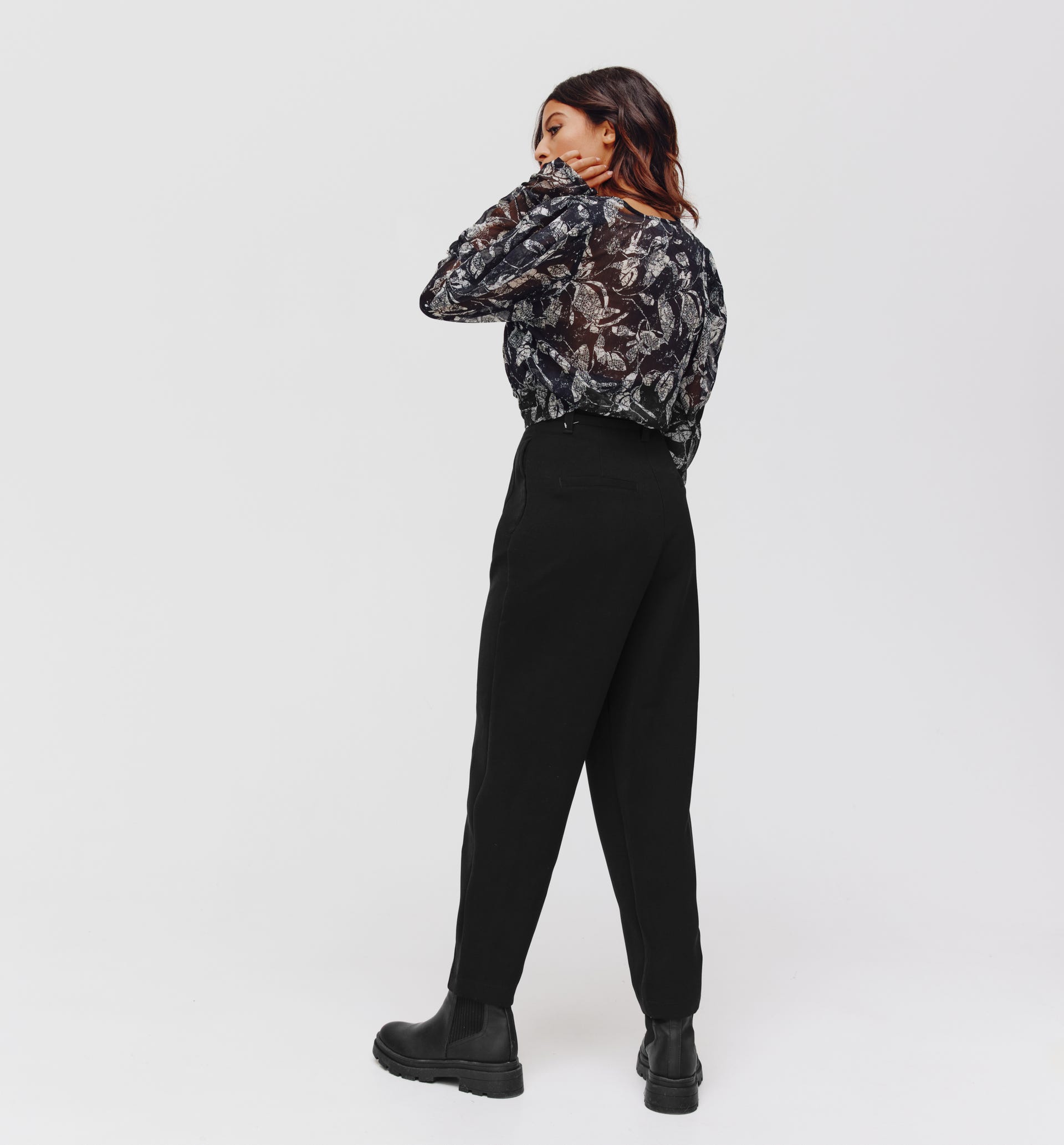 Pantaloni a vita alta