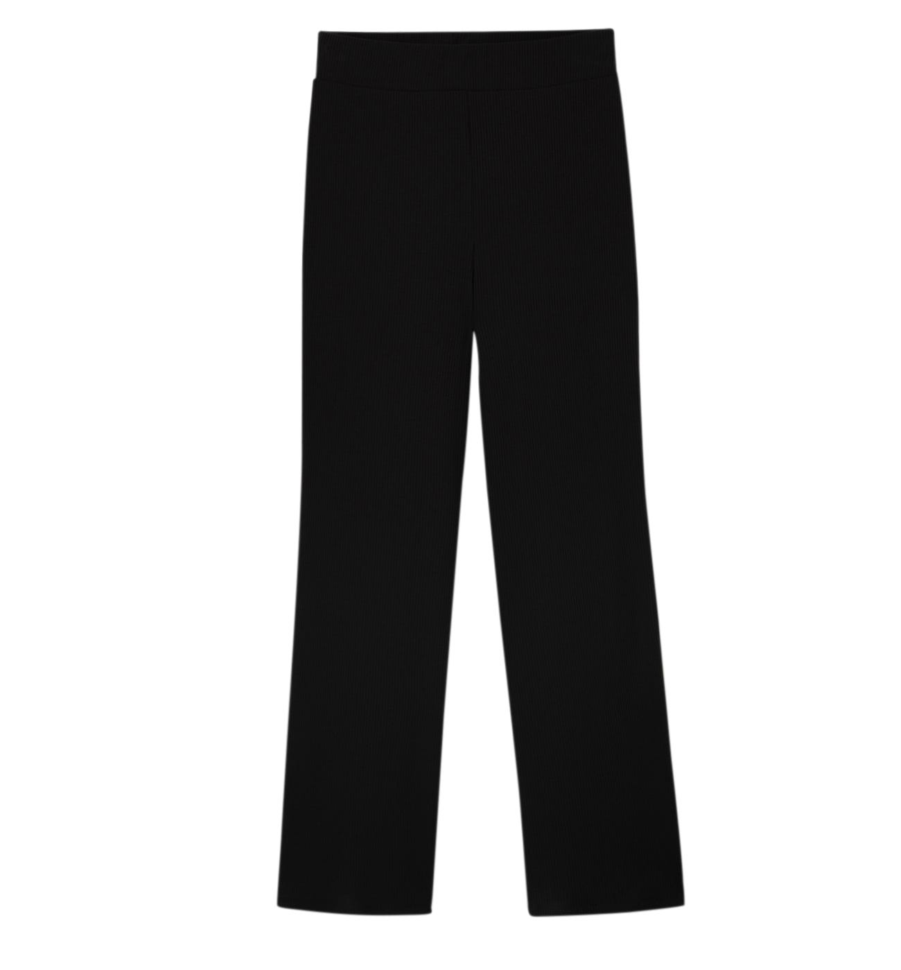 Hose aus Feinripp-Jersey