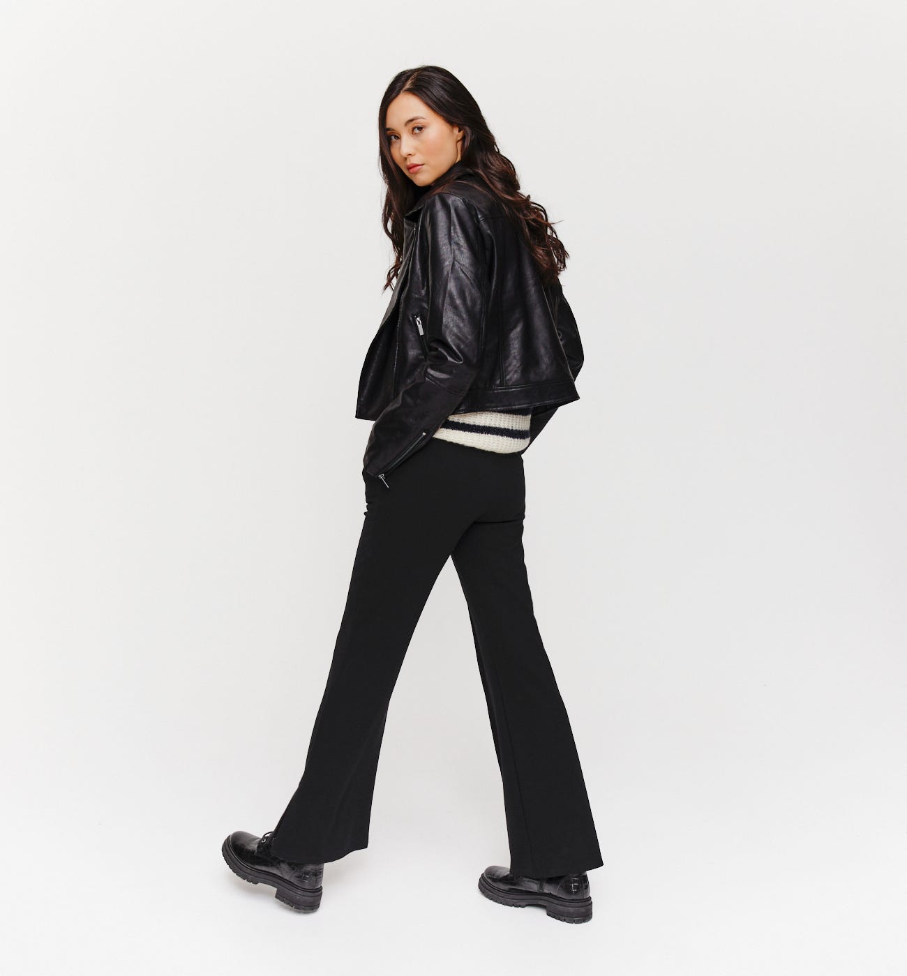 Pantalon large en jersey