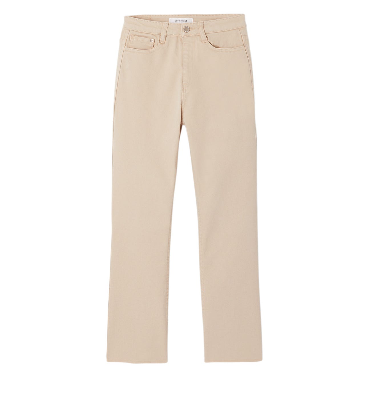 Flared short jeans