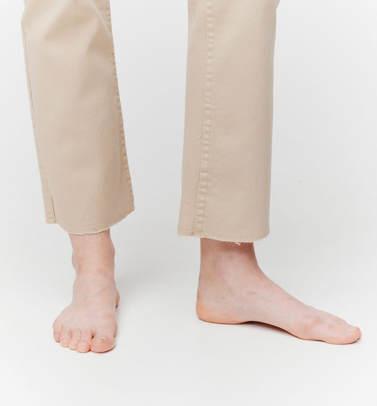 Flared short jeans