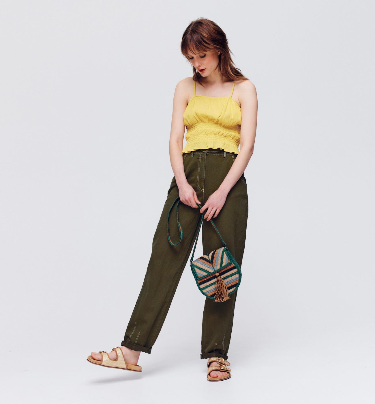 Pantaloni vita alta