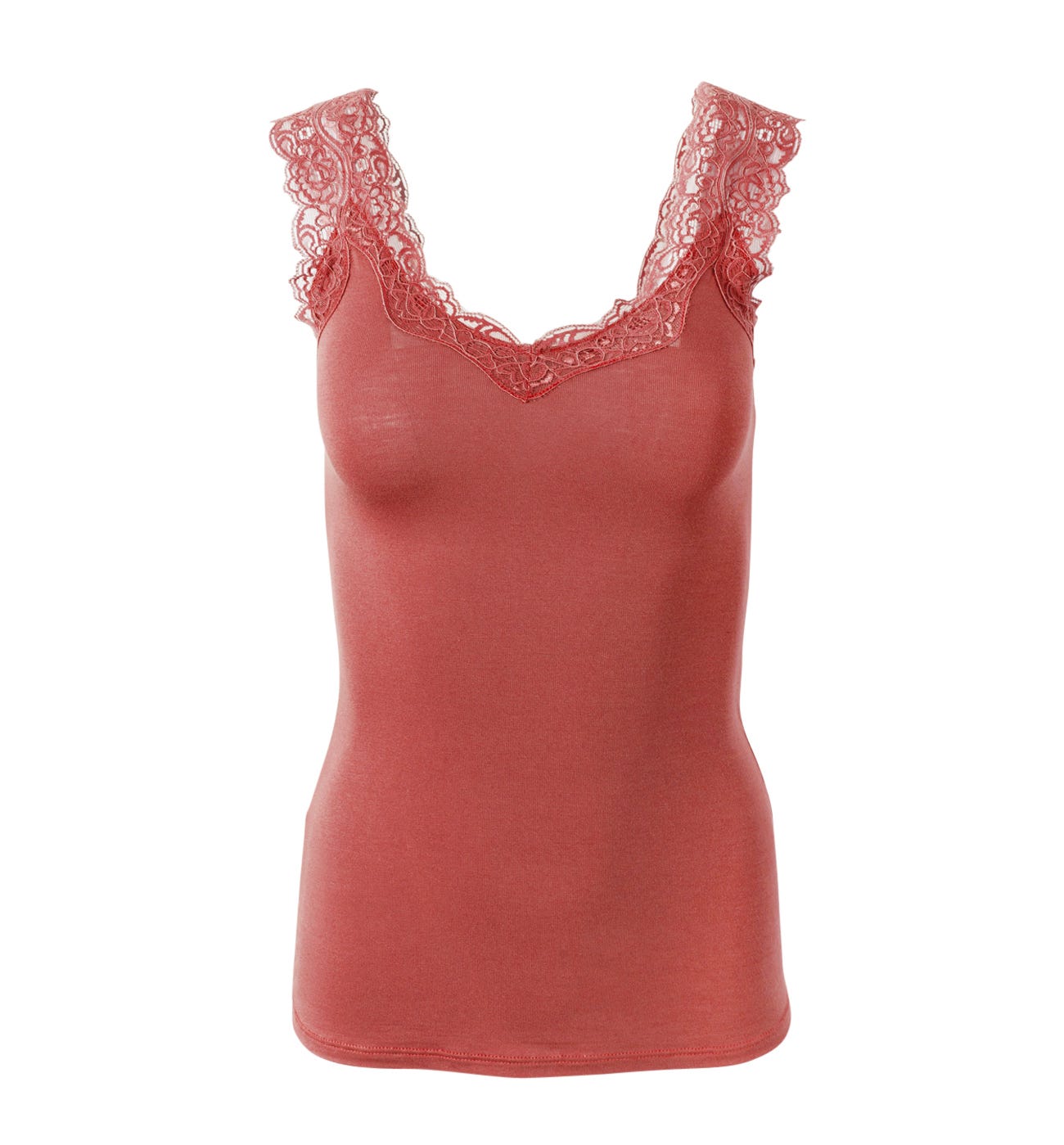 Top with lace straps