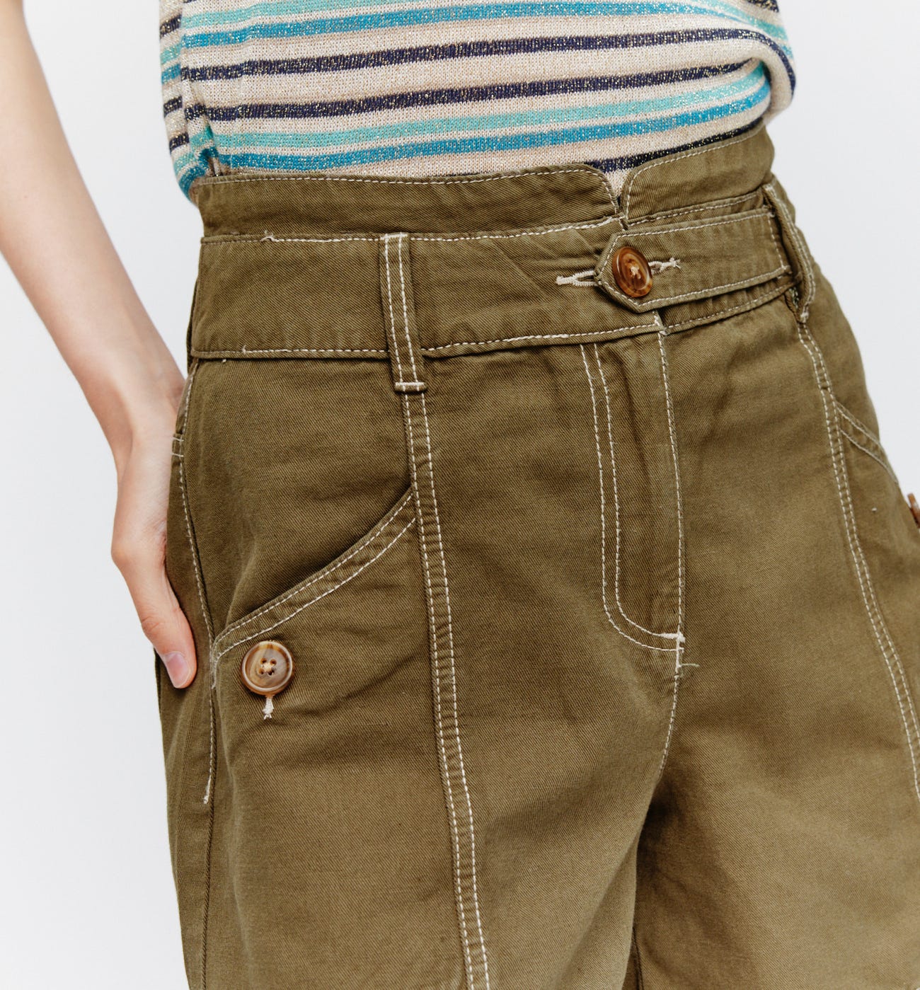 High Waist-Shorts