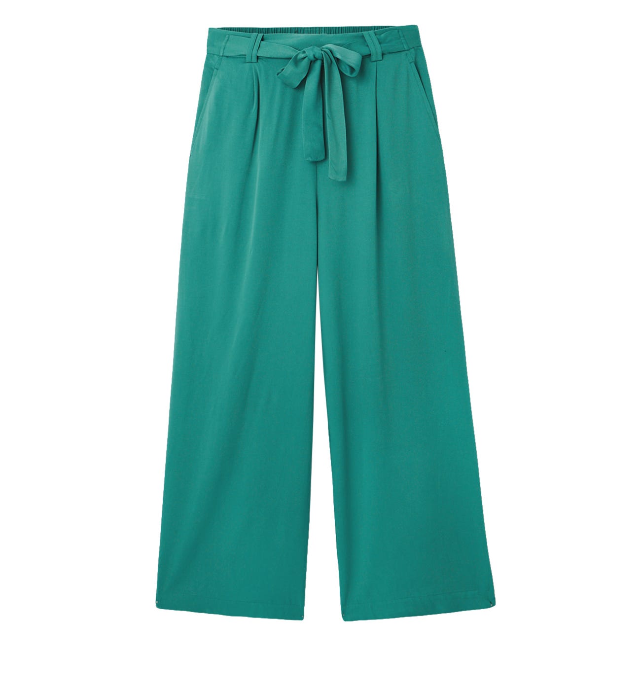 High waist wideleg trousers