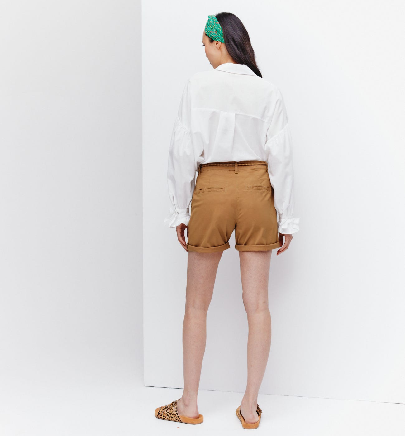 Short en coton Femme