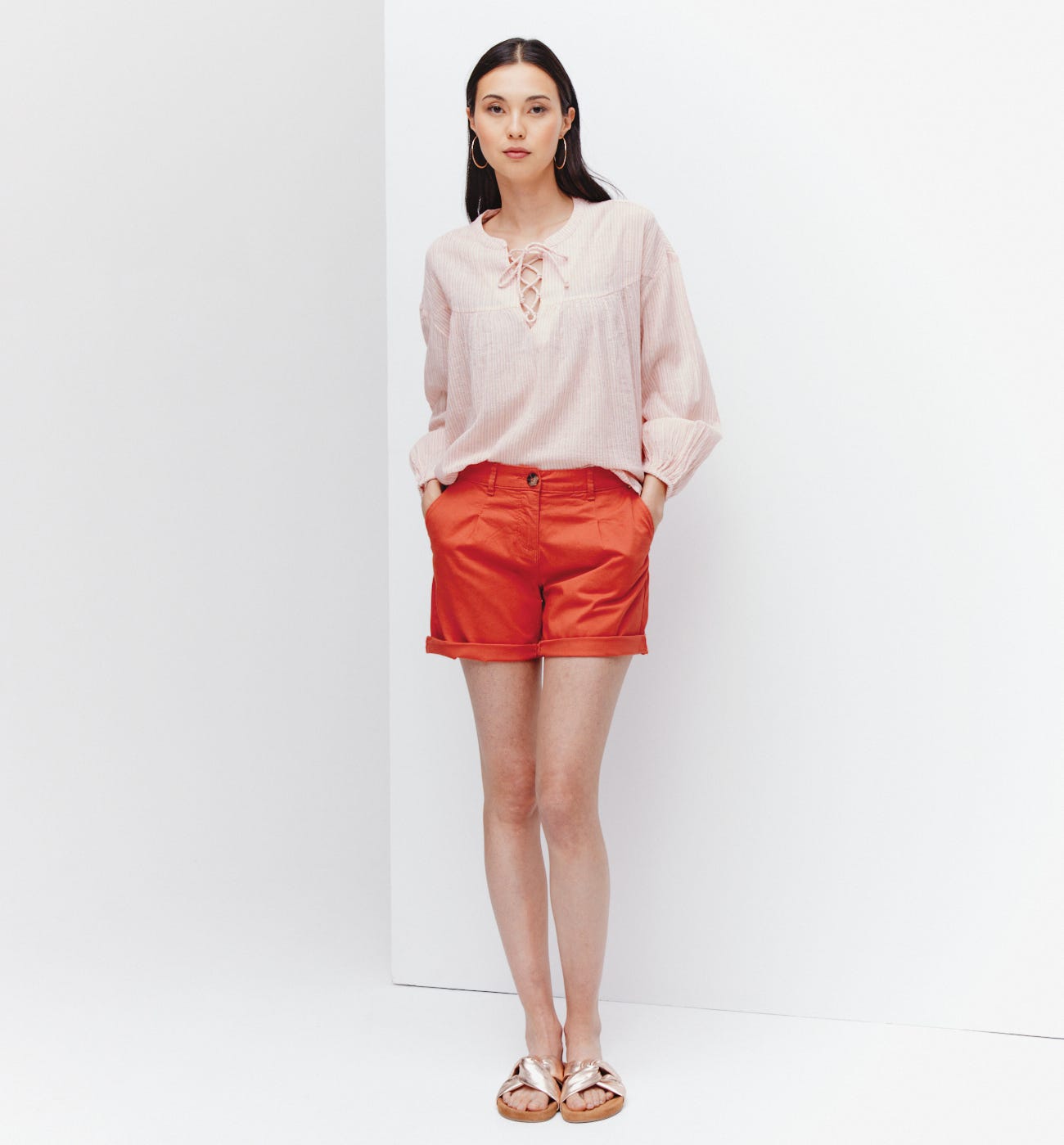 Baumwoll-Shorts