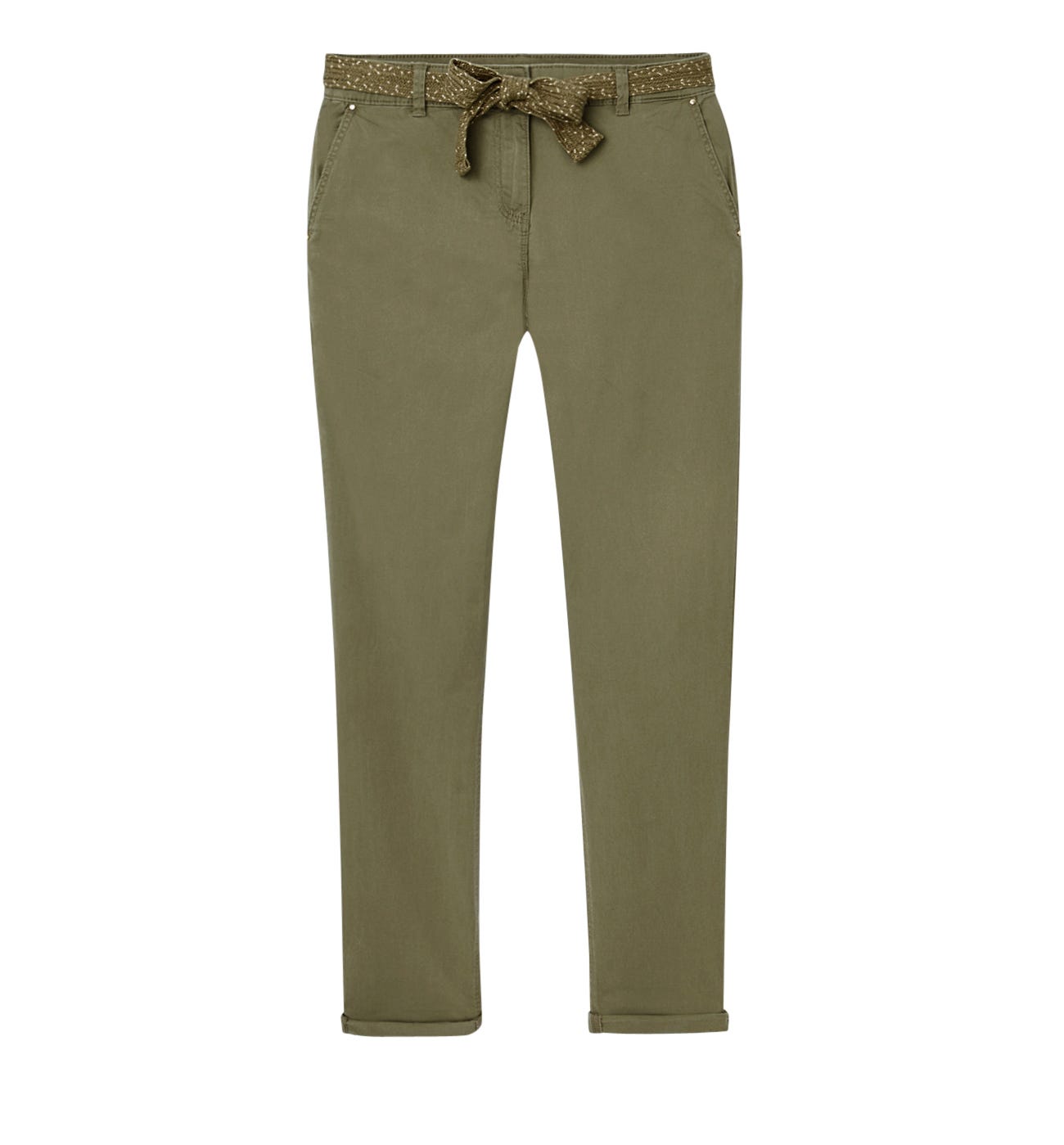 Pantaloni chino con cintura