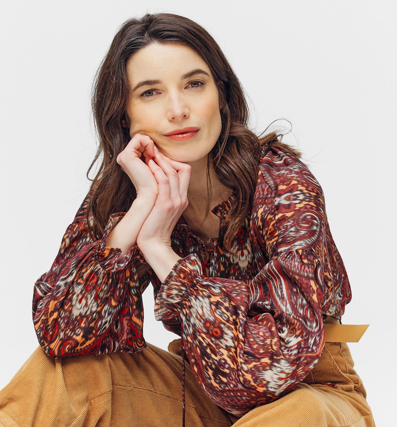 Patterned blouse