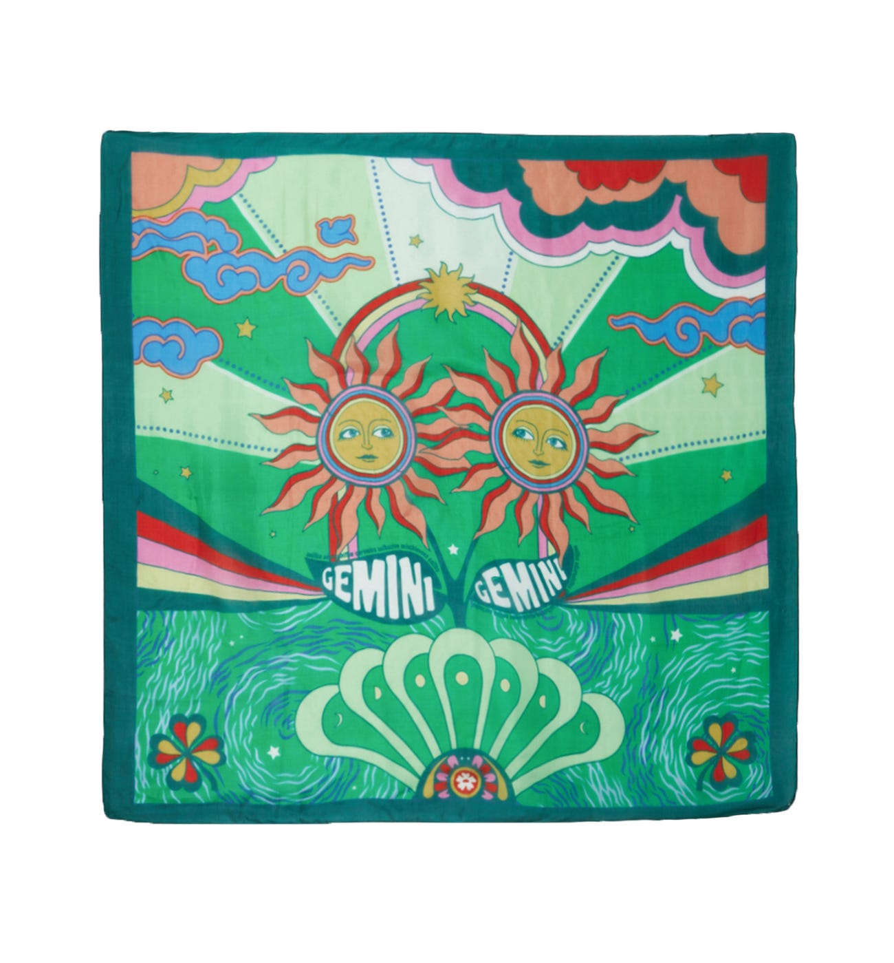 Pañuelo seda GÉMINIS