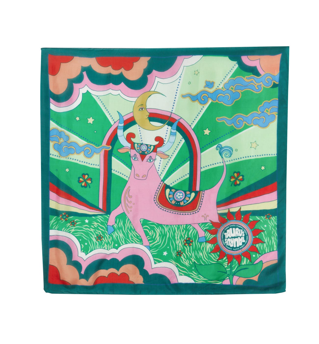 Foulard en soie TAUREAU