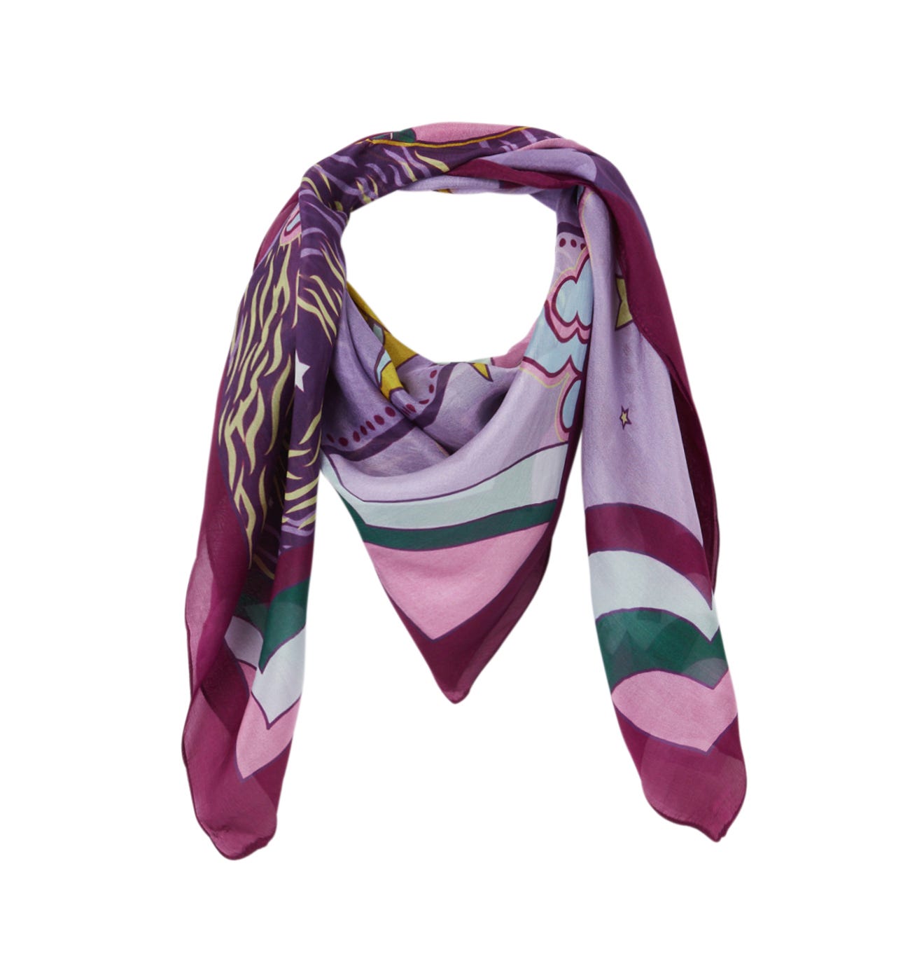 Foulard en soie CAPRICORNE