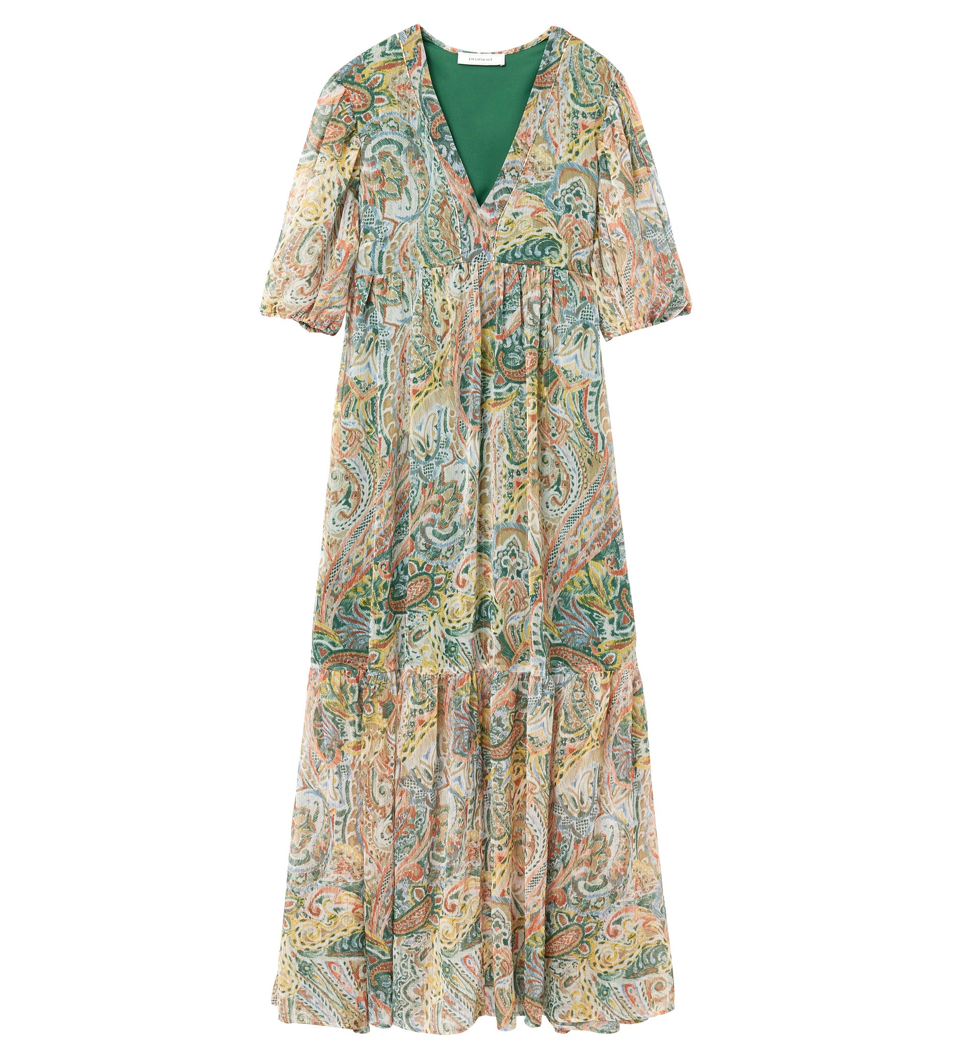 Long patterneed dress