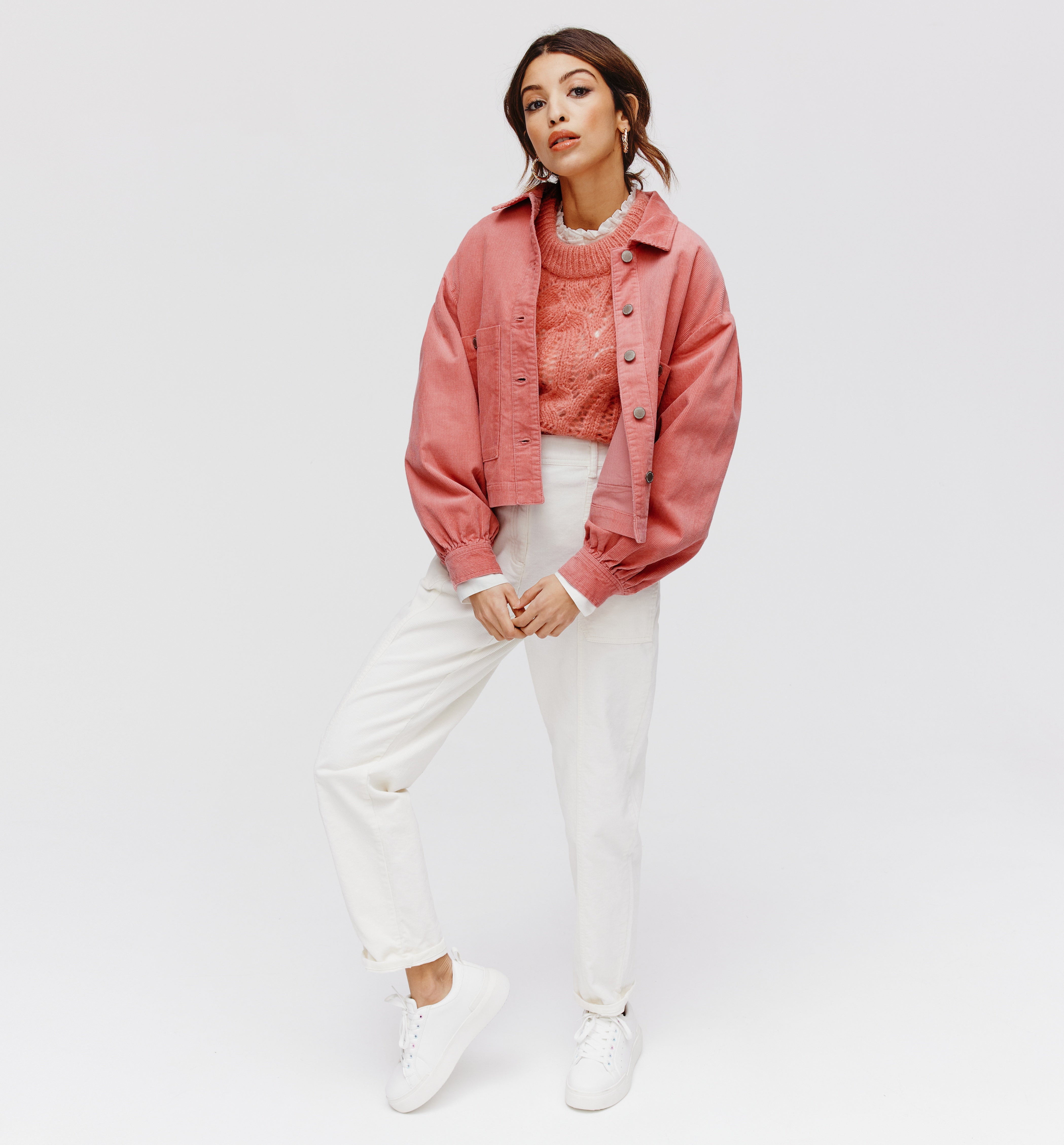 Corduroy jacket - Pink