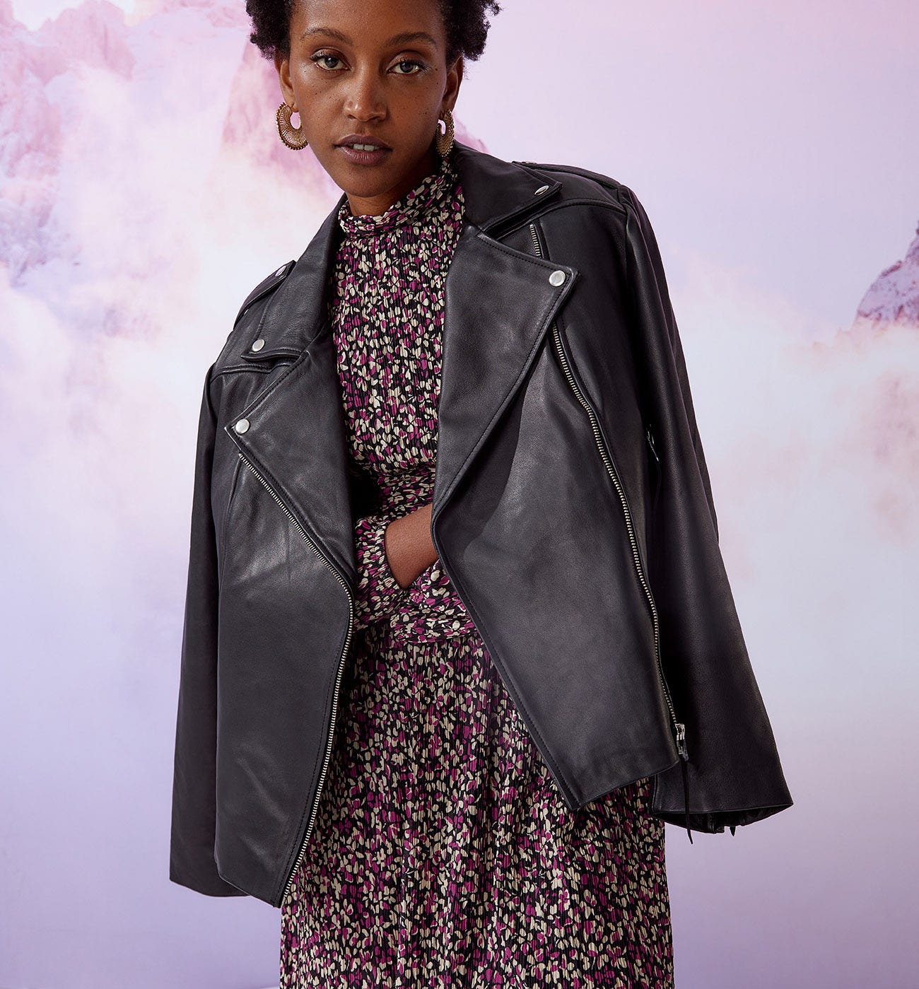 Leather jacket