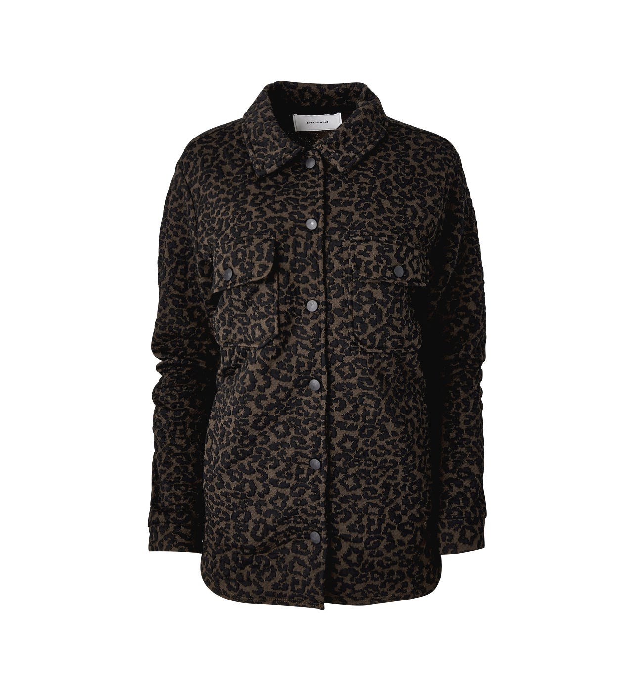 Veste surchemise motif léopard