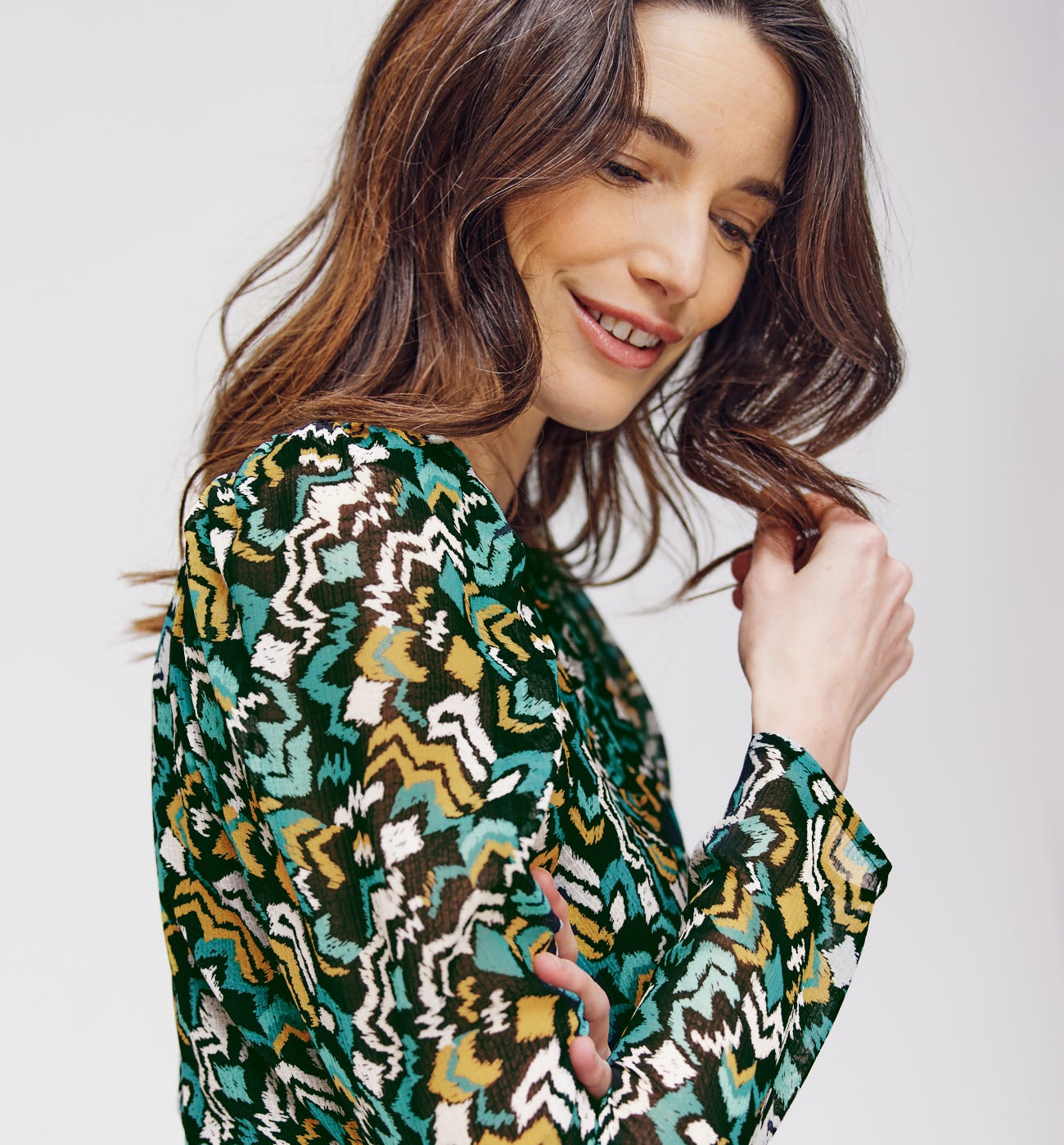 Minikleid mit Printmotiv