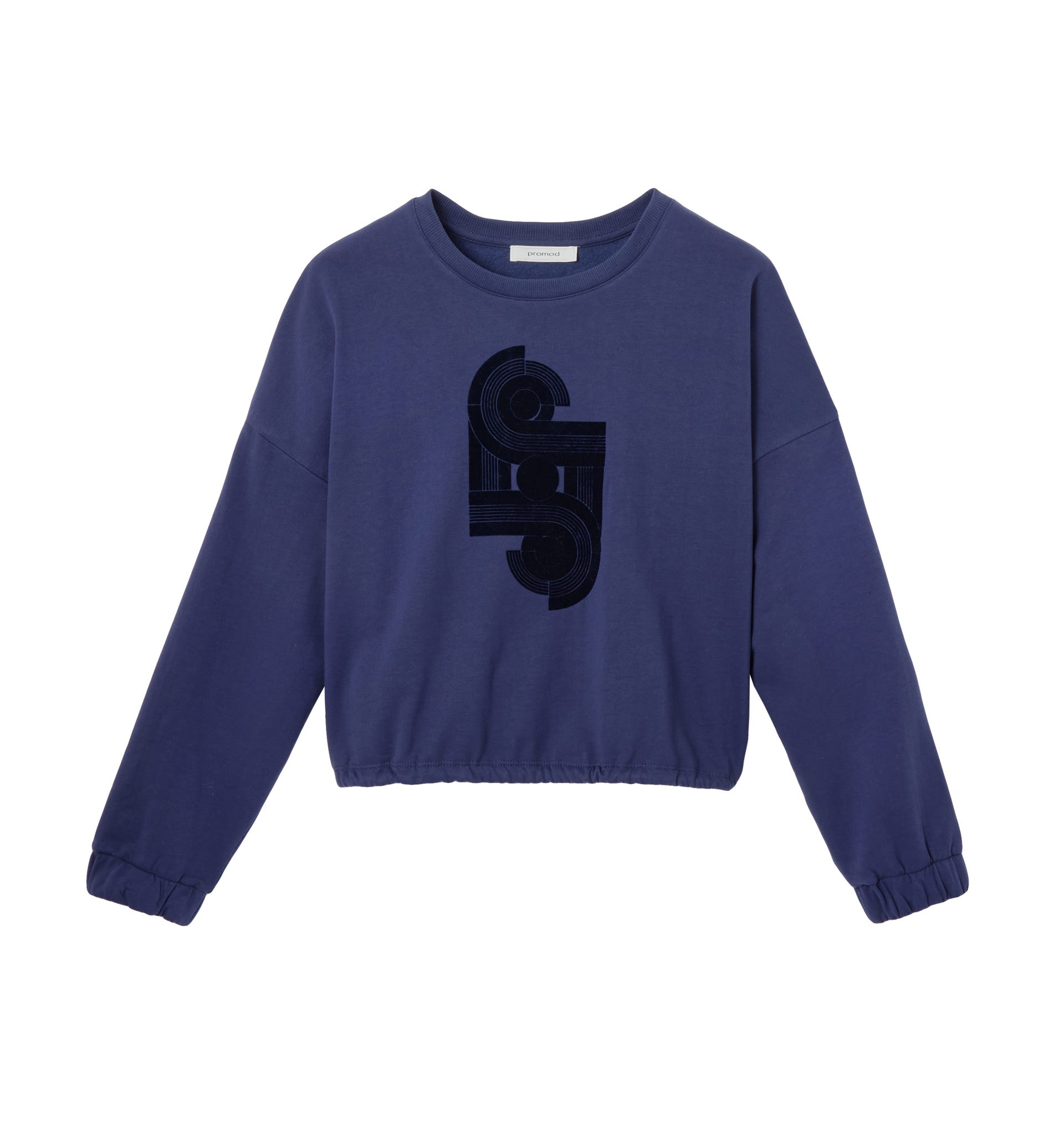 Sudadera con motivo flocado