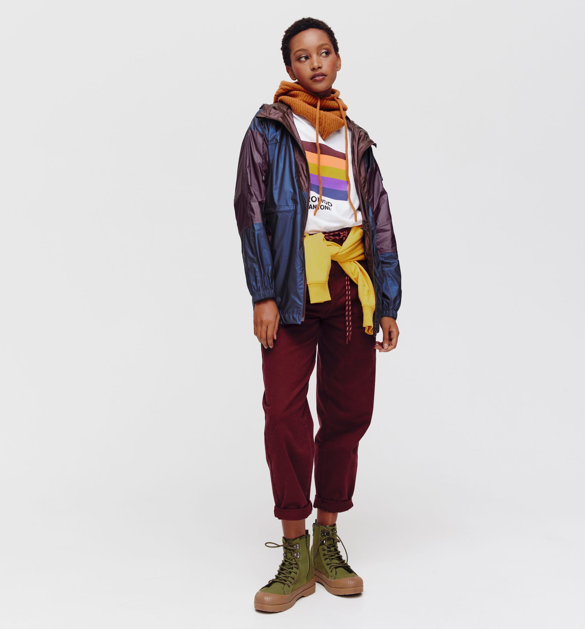 Windjacke mit Kapuze