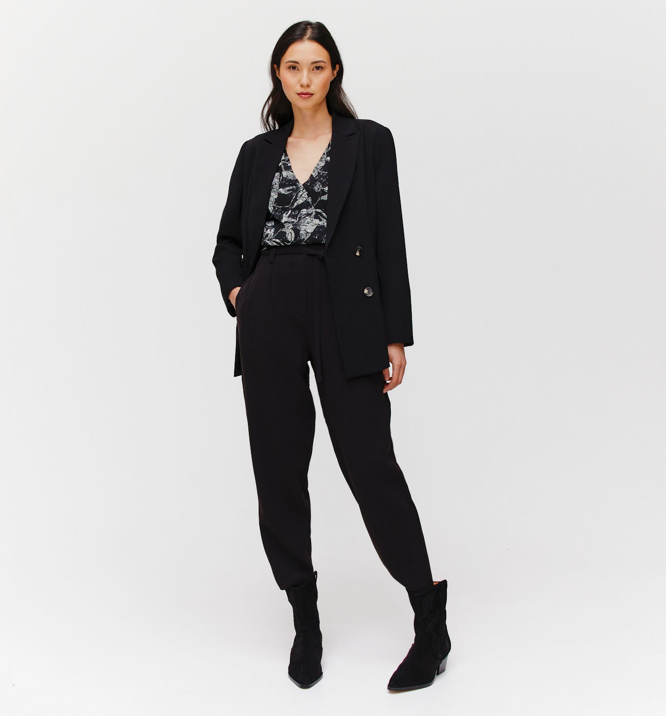 Bluse mit Printmotiv