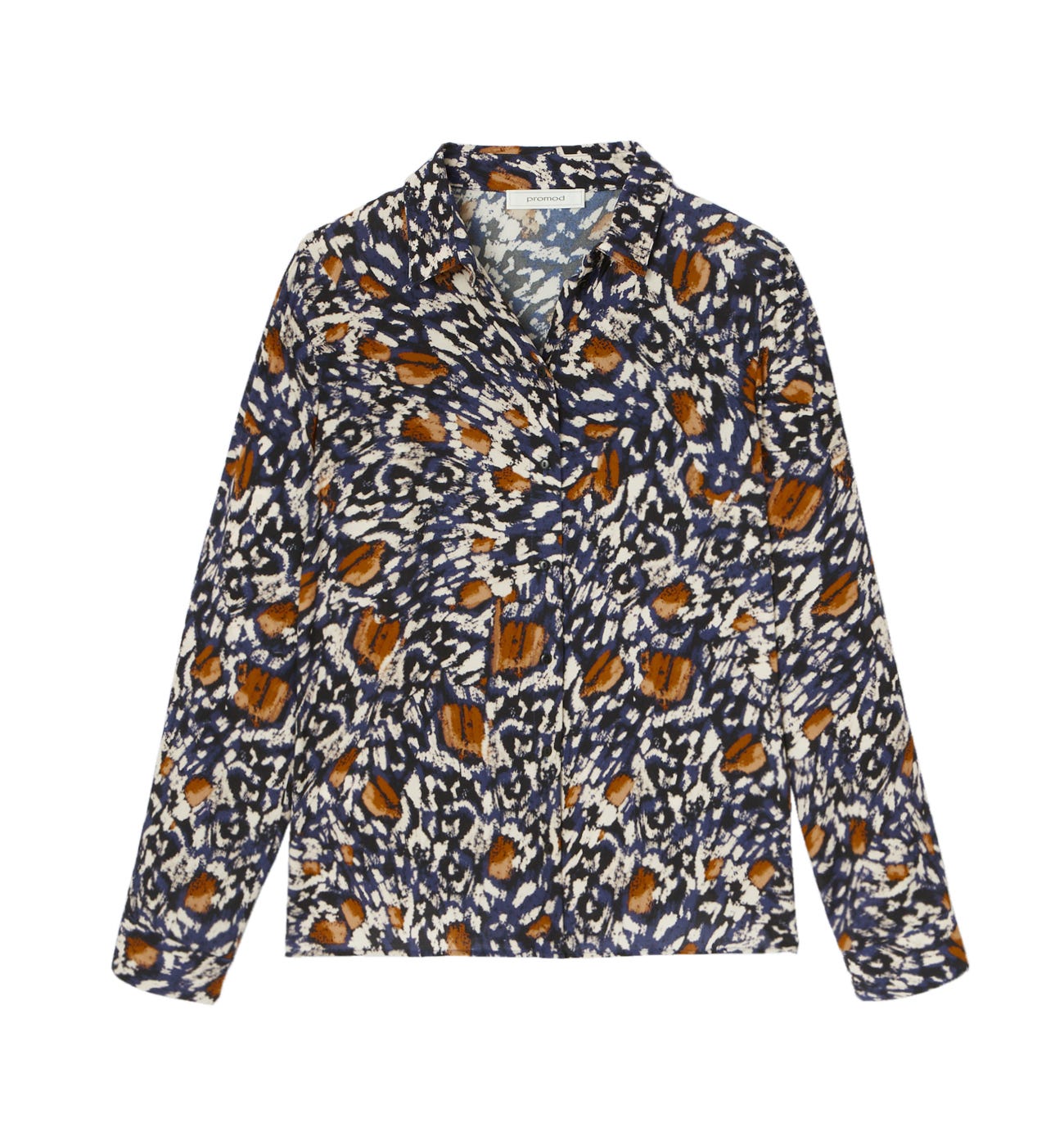 Gemusterte Bluse