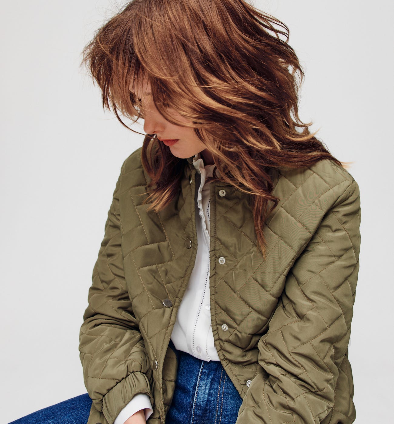 Padded bomber jacket