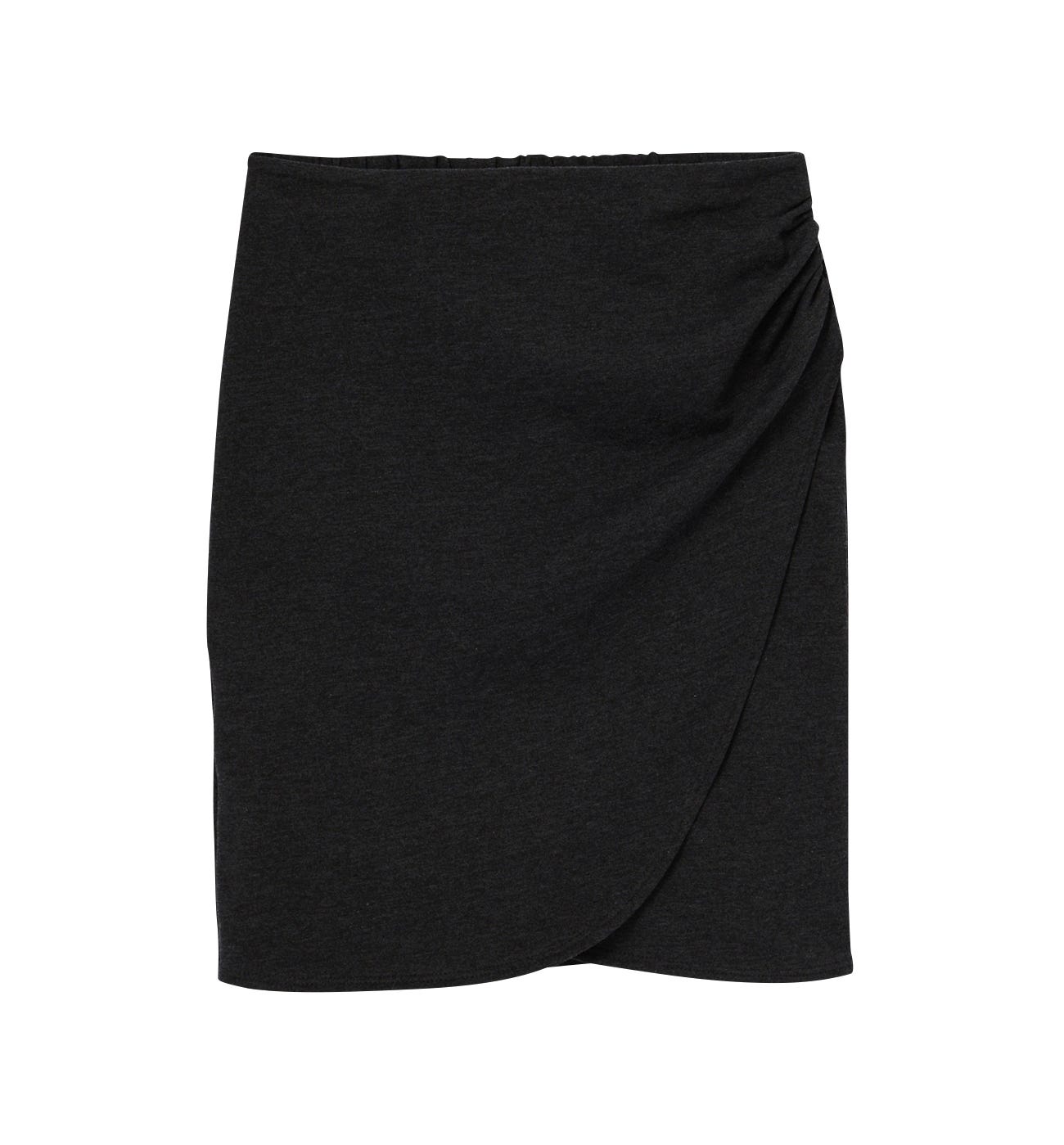 Plain jersey skirt