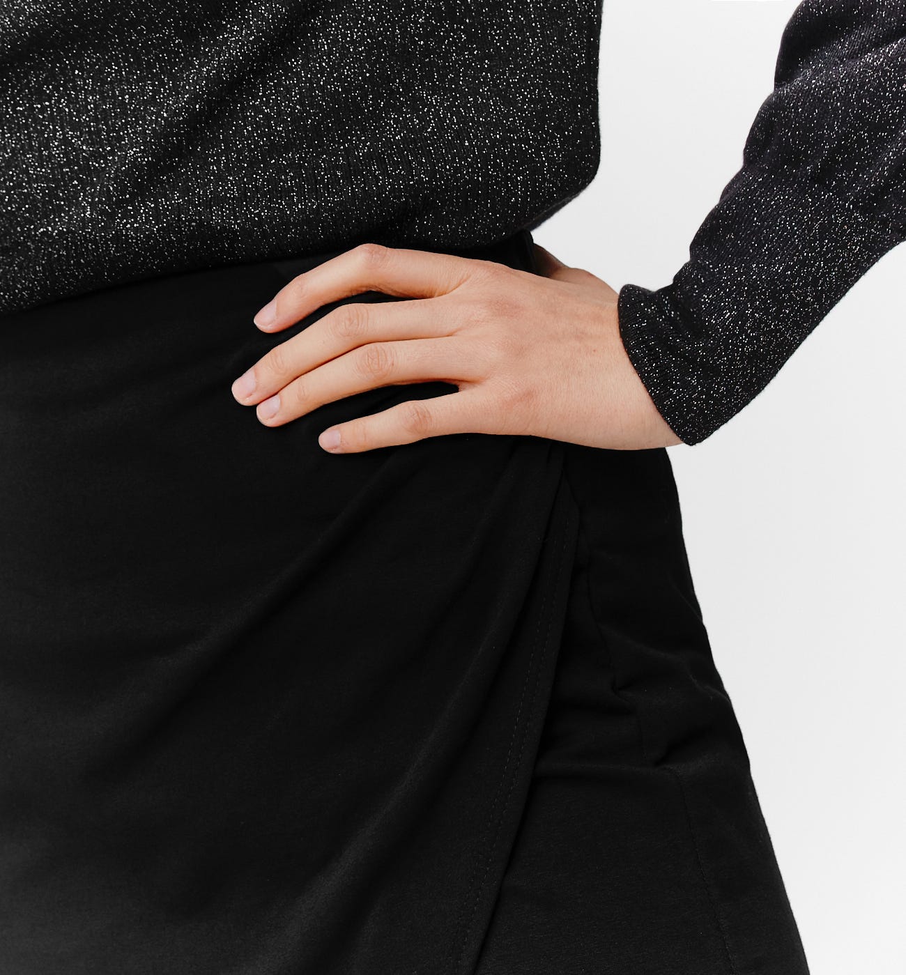 Plain jersey skirt