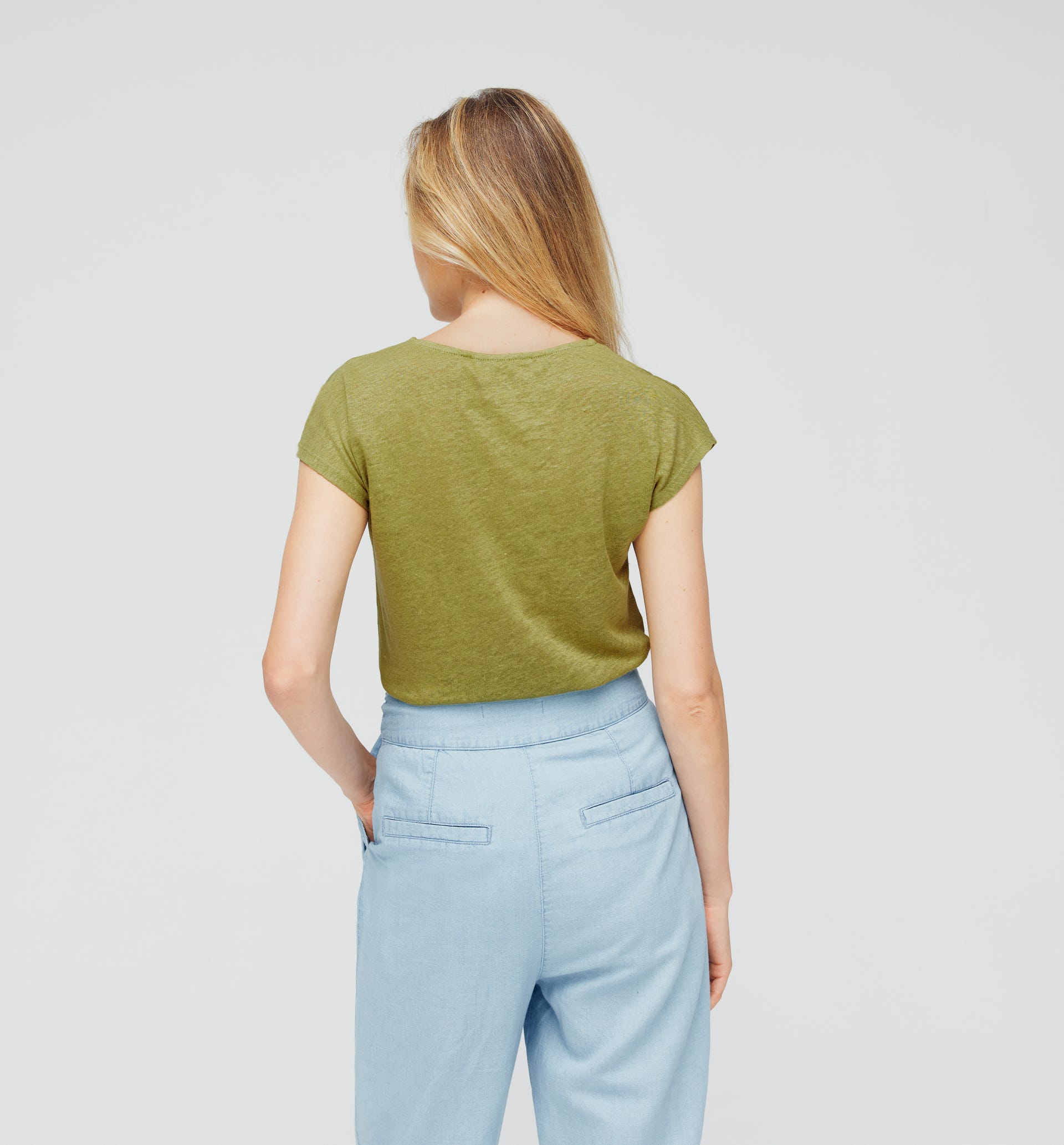 Pantalon slouchy taille haute