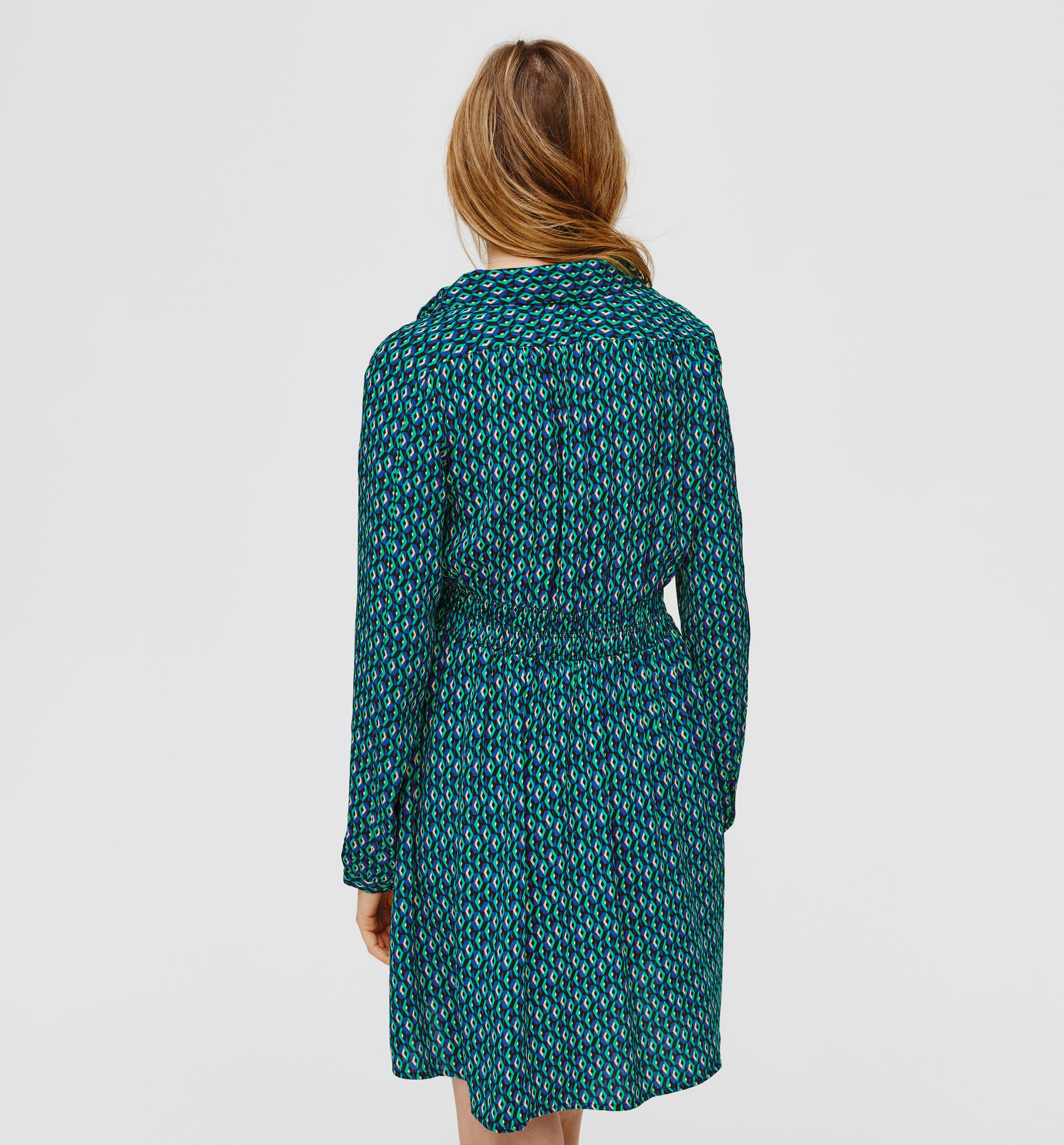 Shirt collar dress